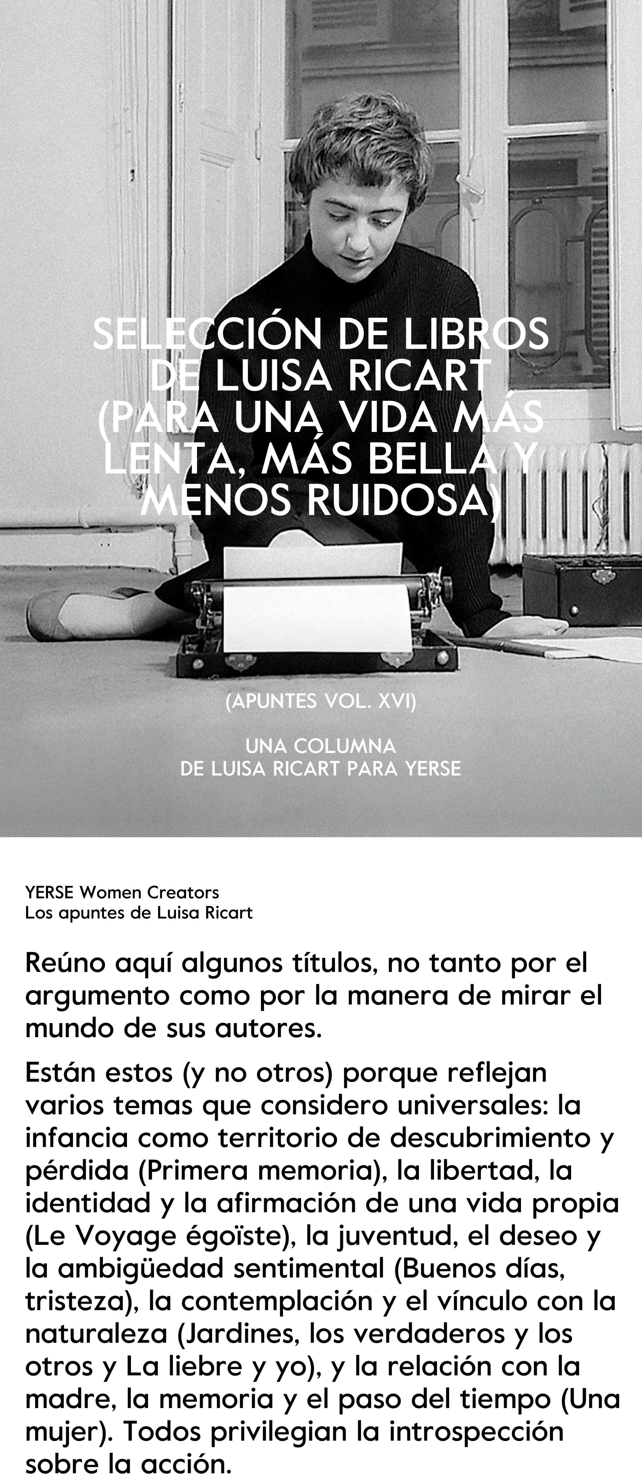 01 LUISA RICART Vol. 16