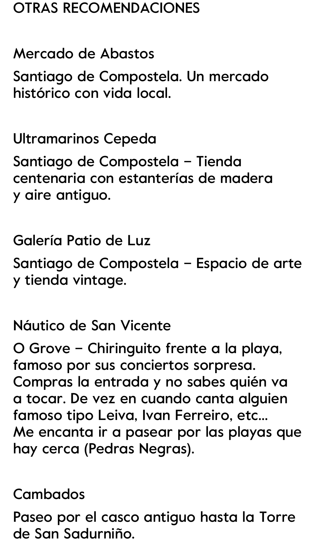 18 Outliers’ journeys | Júlia Juste en Galicia