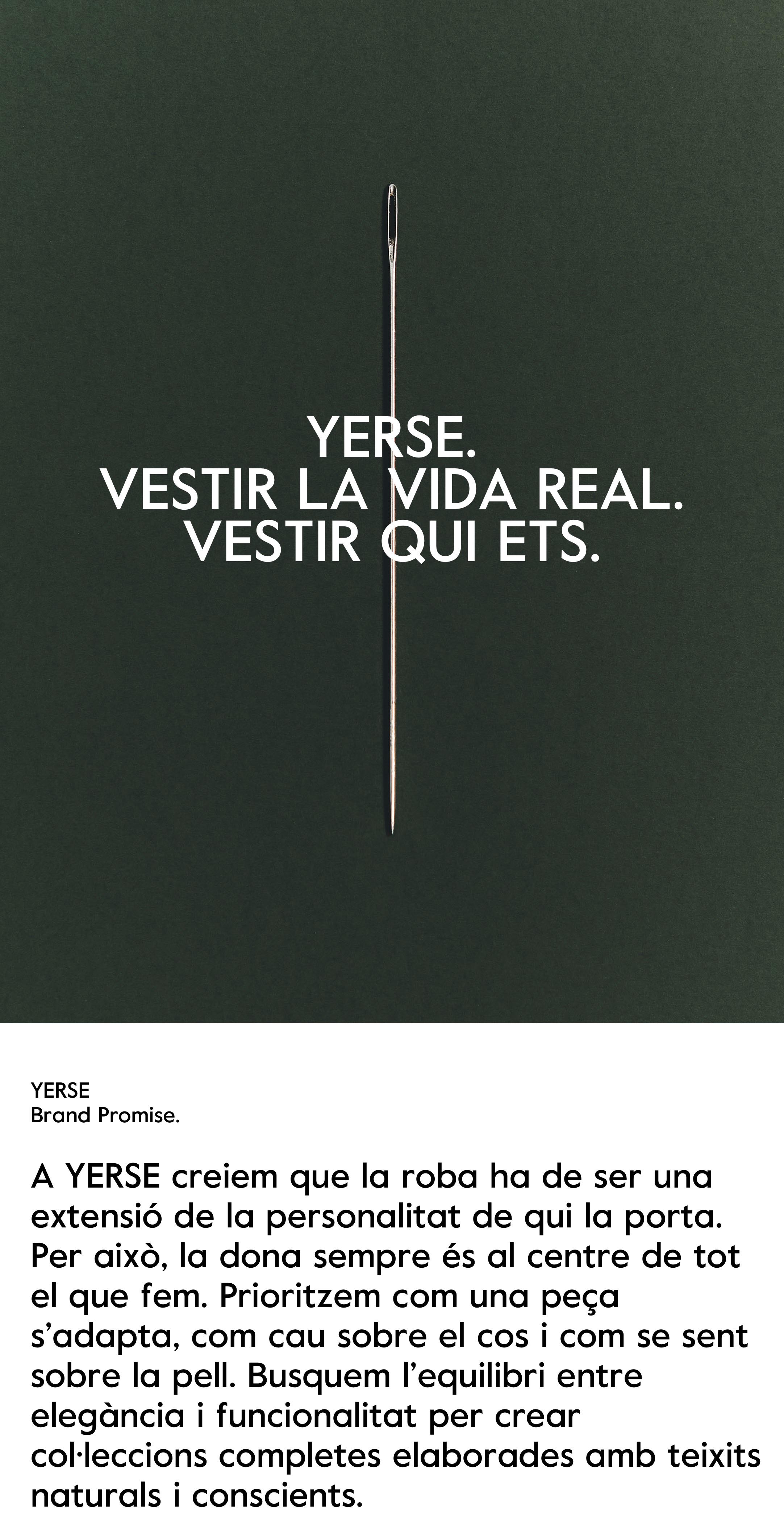 01 YERSE| Brand Promise