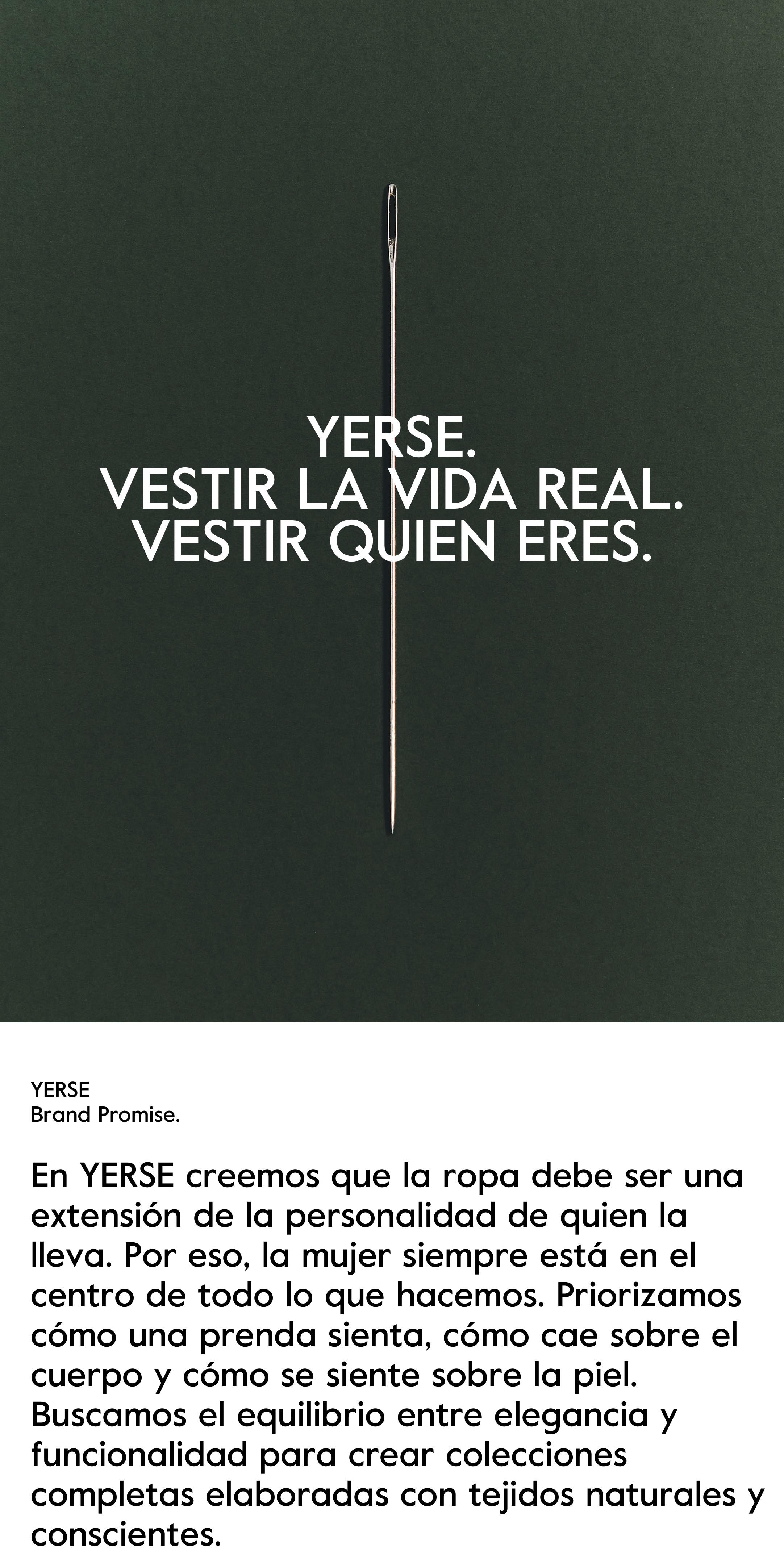01 YERSE| Brand Promise