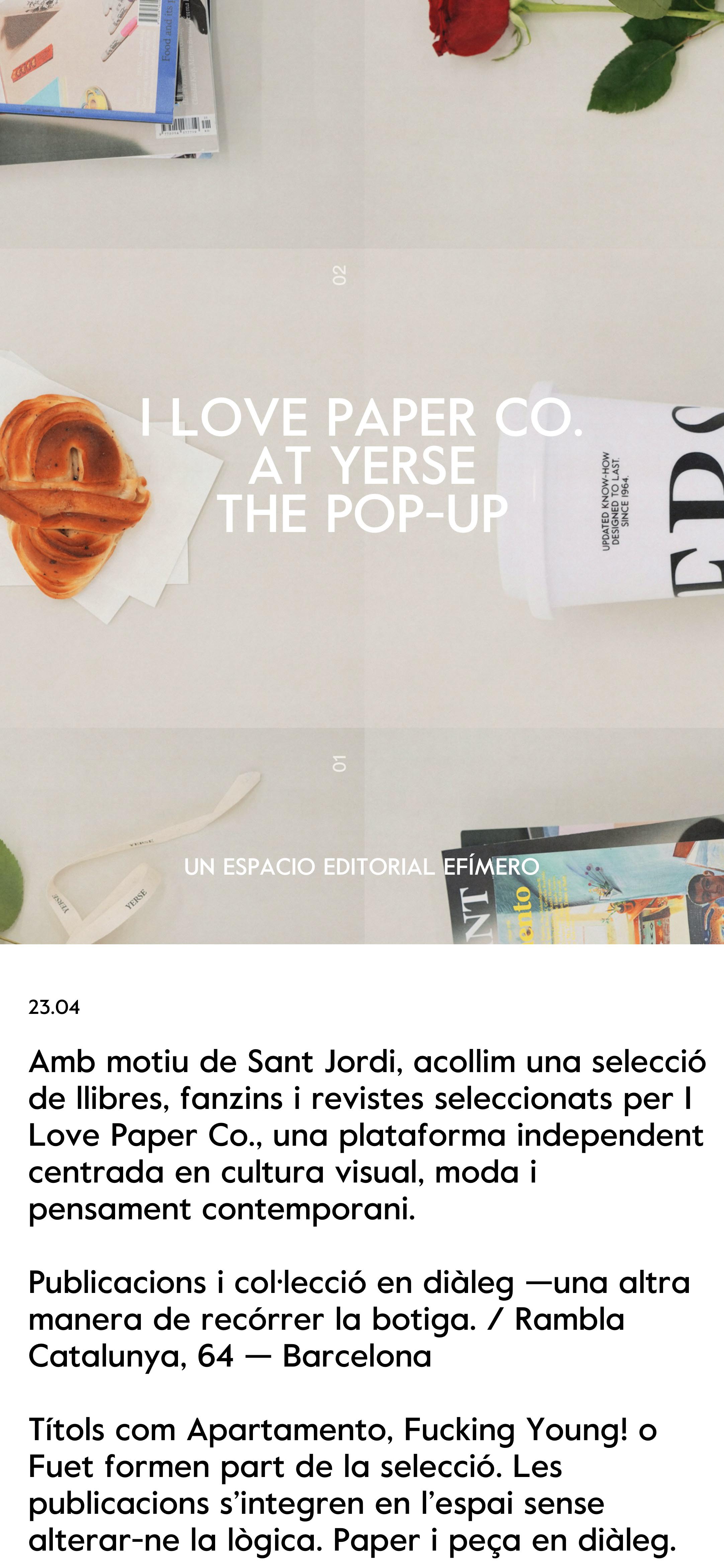 01 Magazine | Sant Jordi Ilovepaperco
