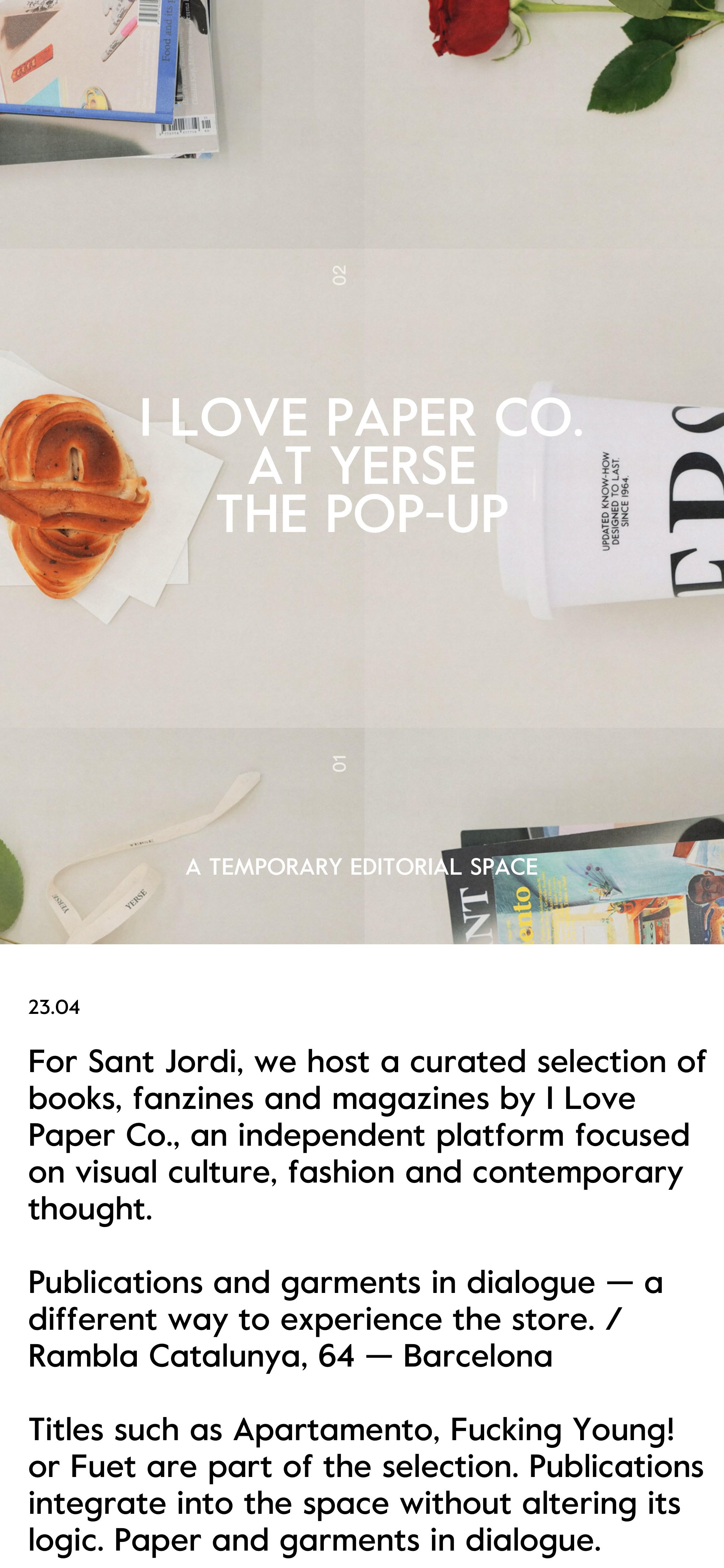 01 Magazine | Sant Jordi Ilovepaperco