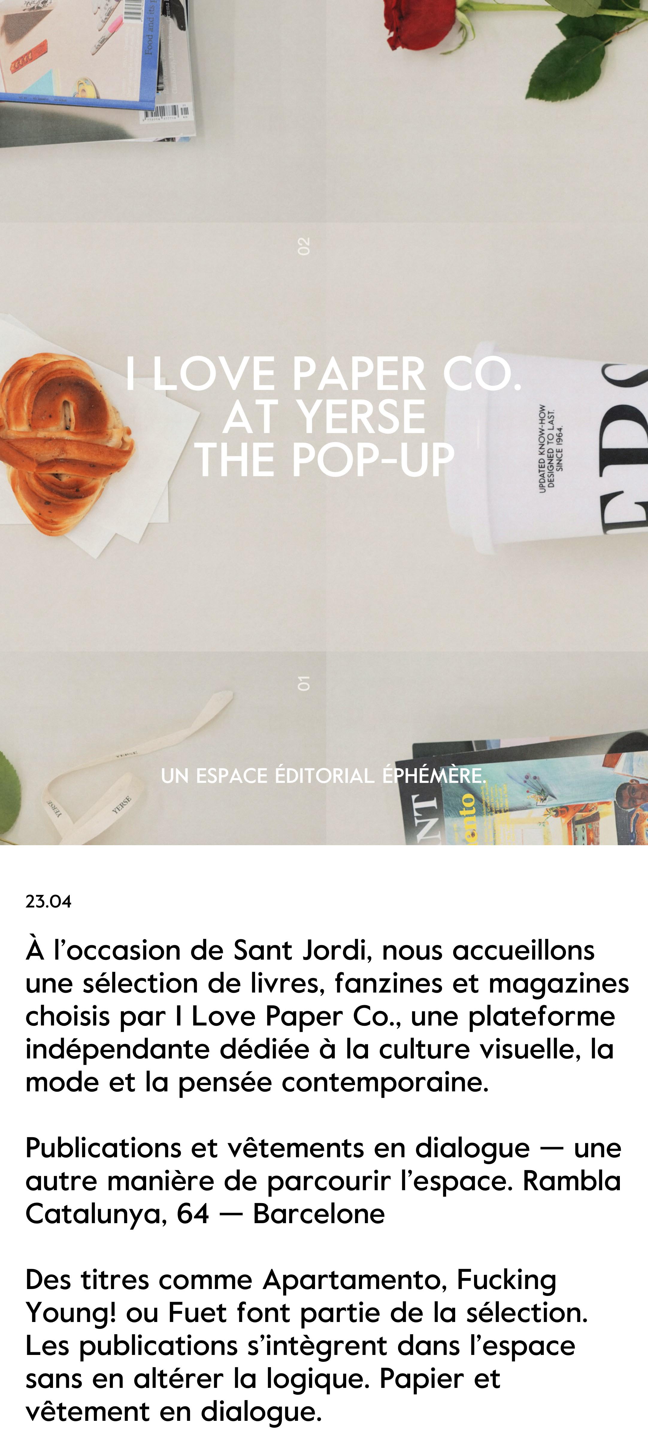 01 Magazine | Sant Jordi Ilovepaperco