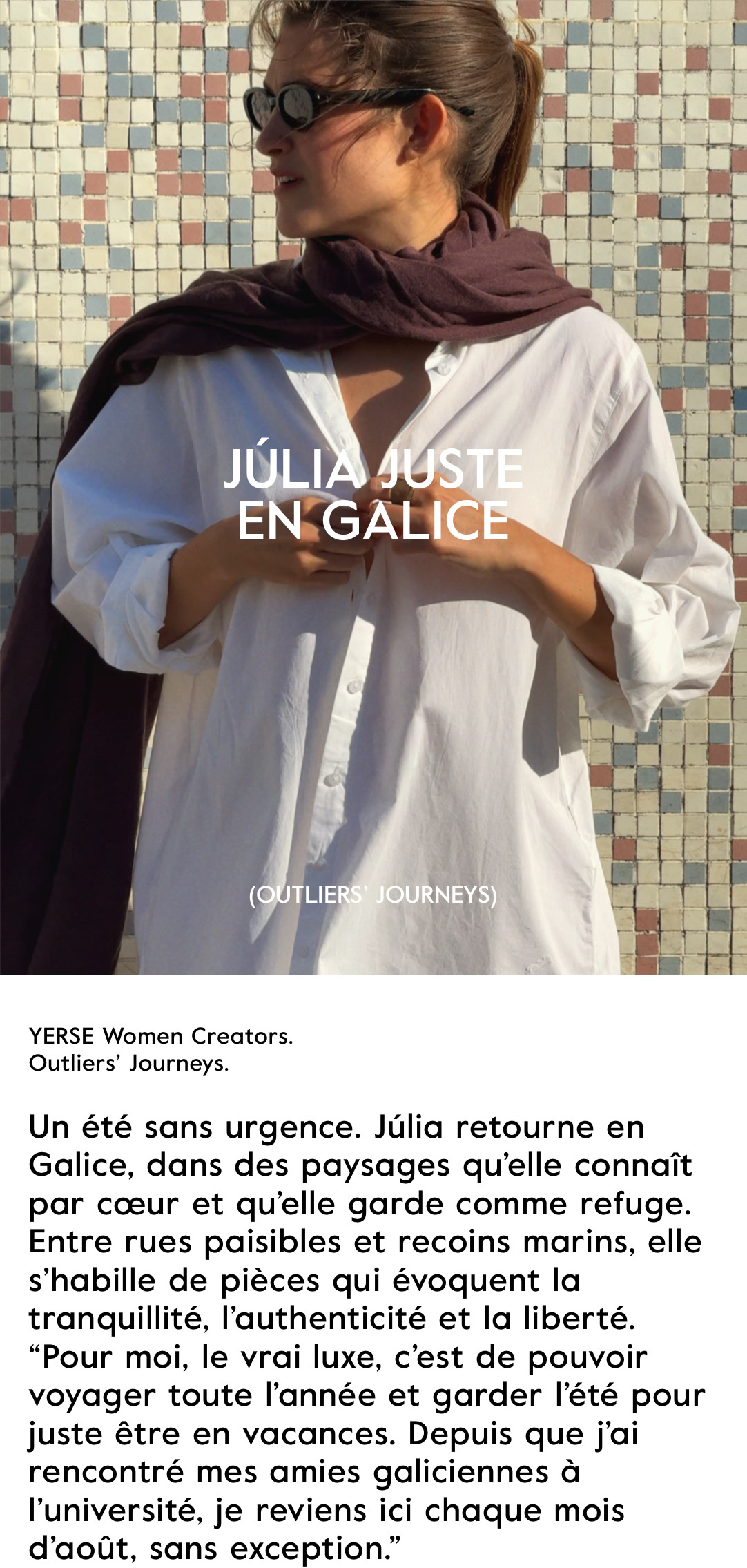 01 Outliers’ journeys | Júlia Juste en Galicia