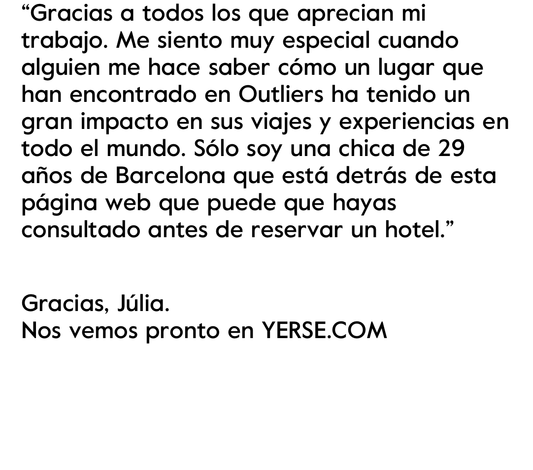 20 Outliers’ journeys | Júlia Juste en Galicia