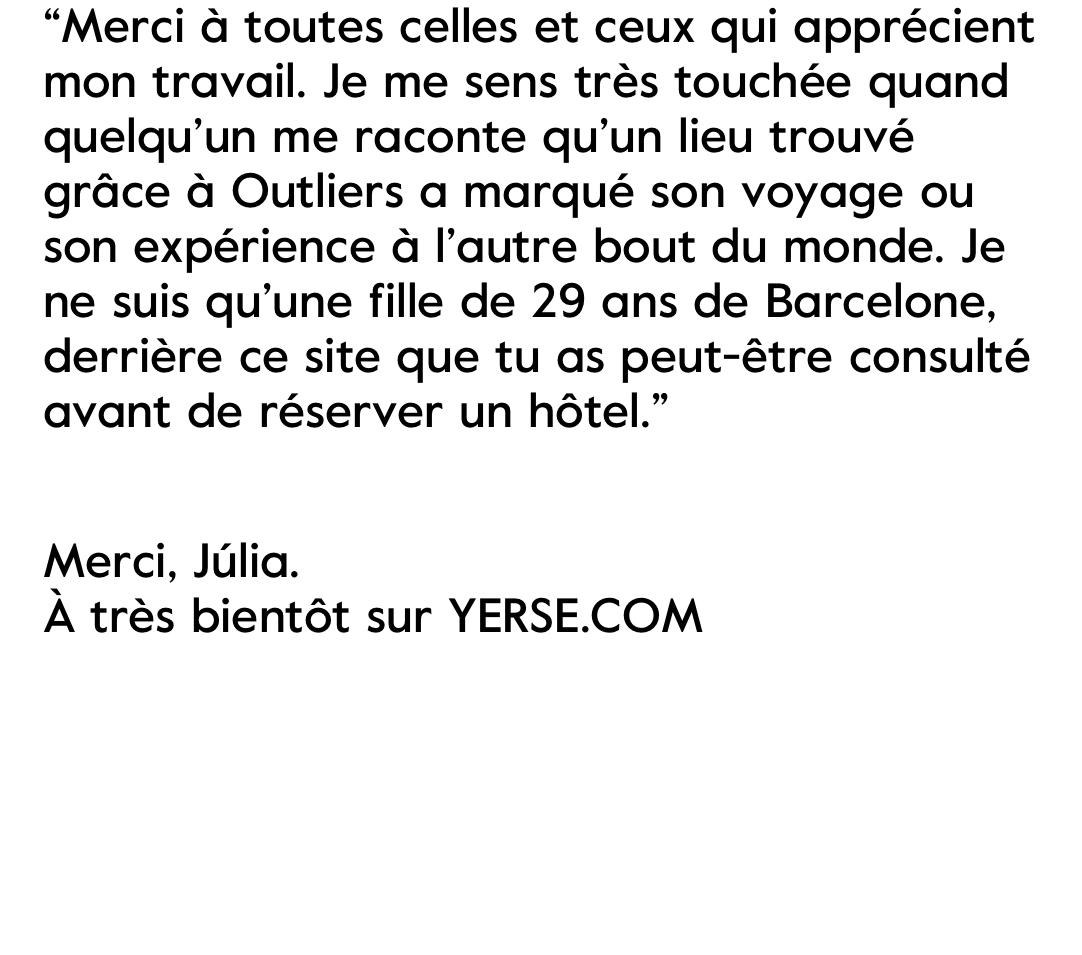 20 Outliers’ journeys | Júlia Juste en Galicia