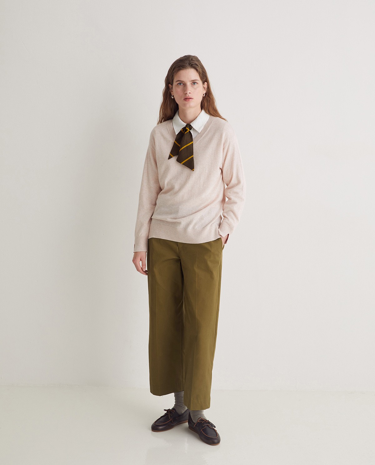 Jersey algodón orgánico y lana calado crudo - Jersey mezcla de algodón orgánico y lana RWS 1