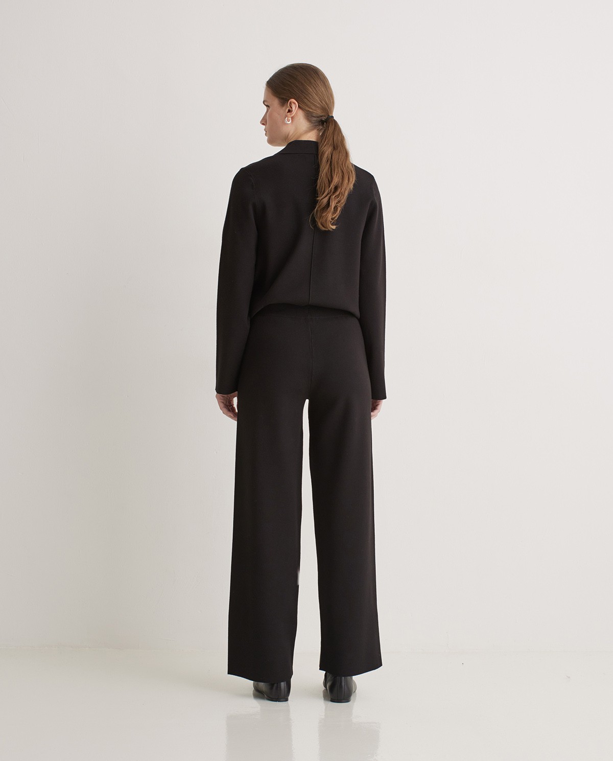 Pantalones regular fit con viscosa negro - Pantalones regular fit 3