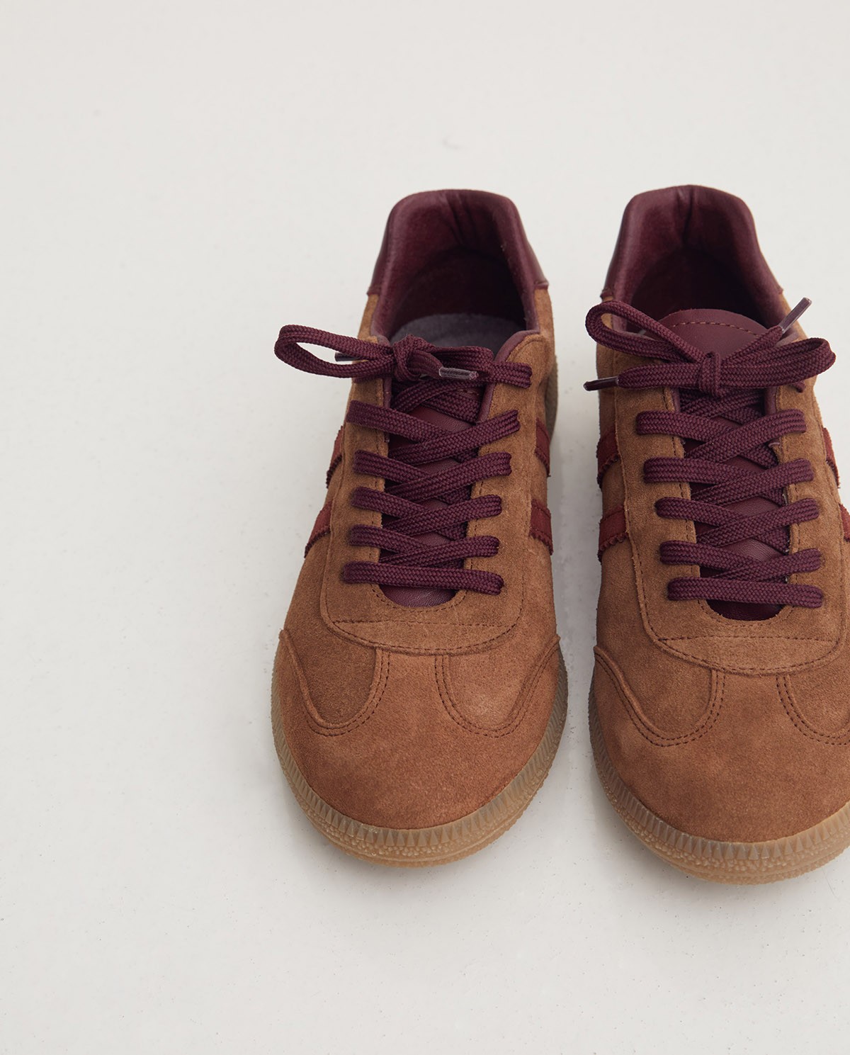 Deportiva serraje camel - Deportiva serraje 1