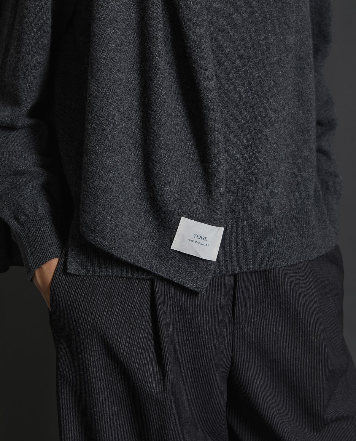 Bufanda gris de cashmere para mujer – 100% cashmere, suave, cálida y ligera 3