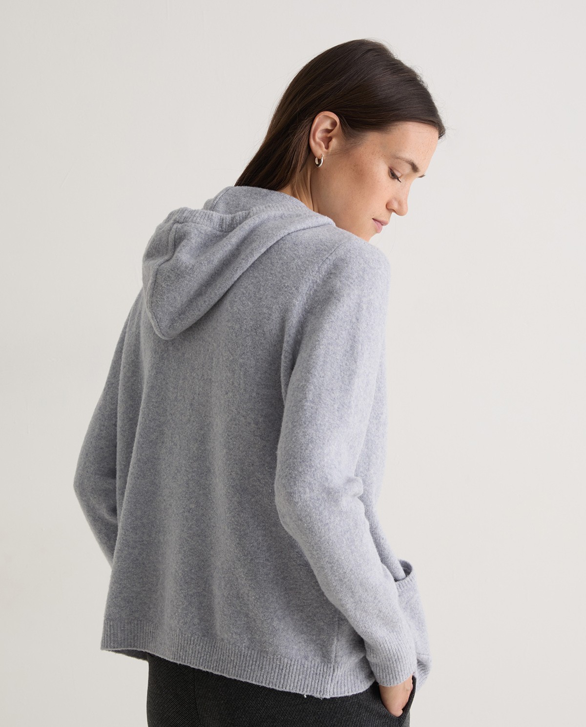 Sudadera con capucha gris - Sudadera con capucha 2