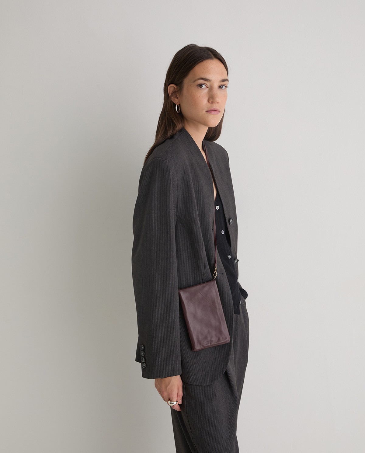 Cárdigan fino mezcla alpaca negro - Cárdigan con bolsillos 6
