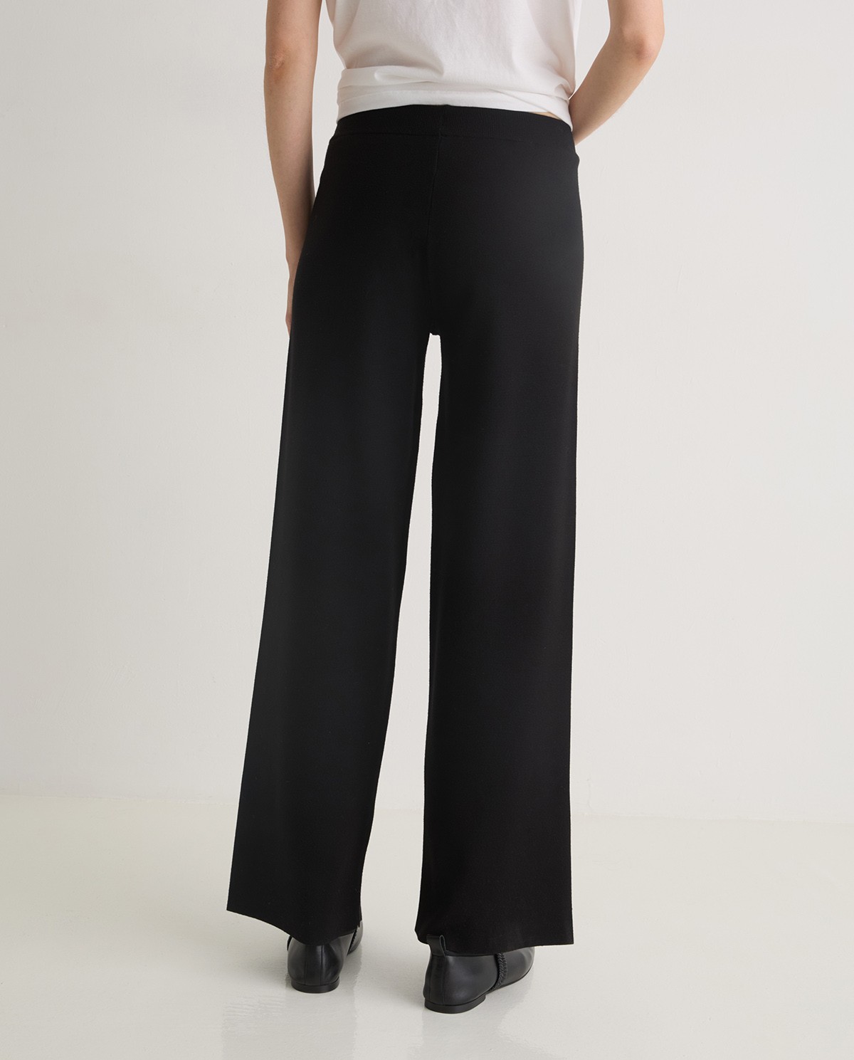 Pantalón regular fit con viscosa negro - Pantalones regular fit 4