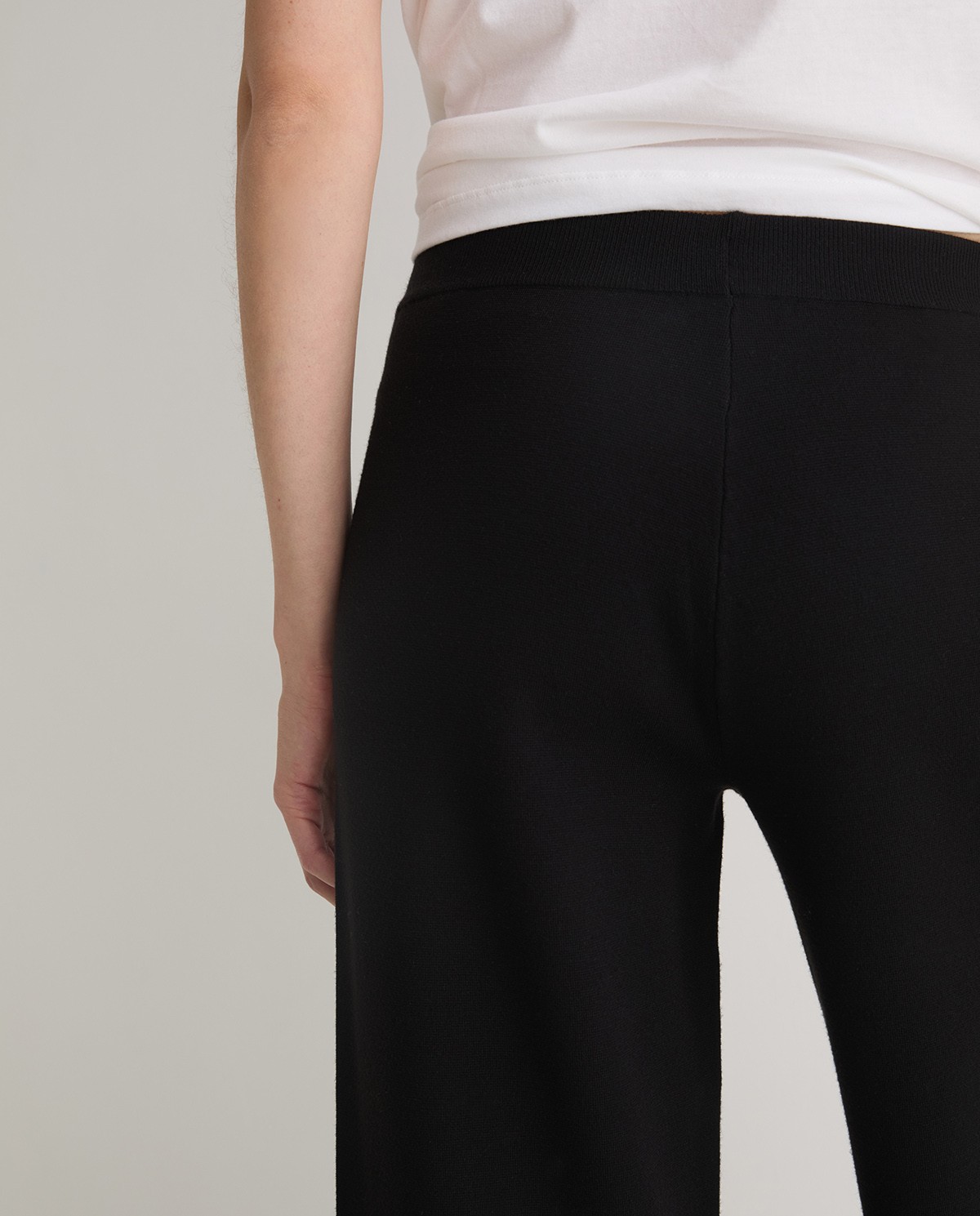 Pantalón regular fit con viscosa negro - Pantalones regular fit 3
