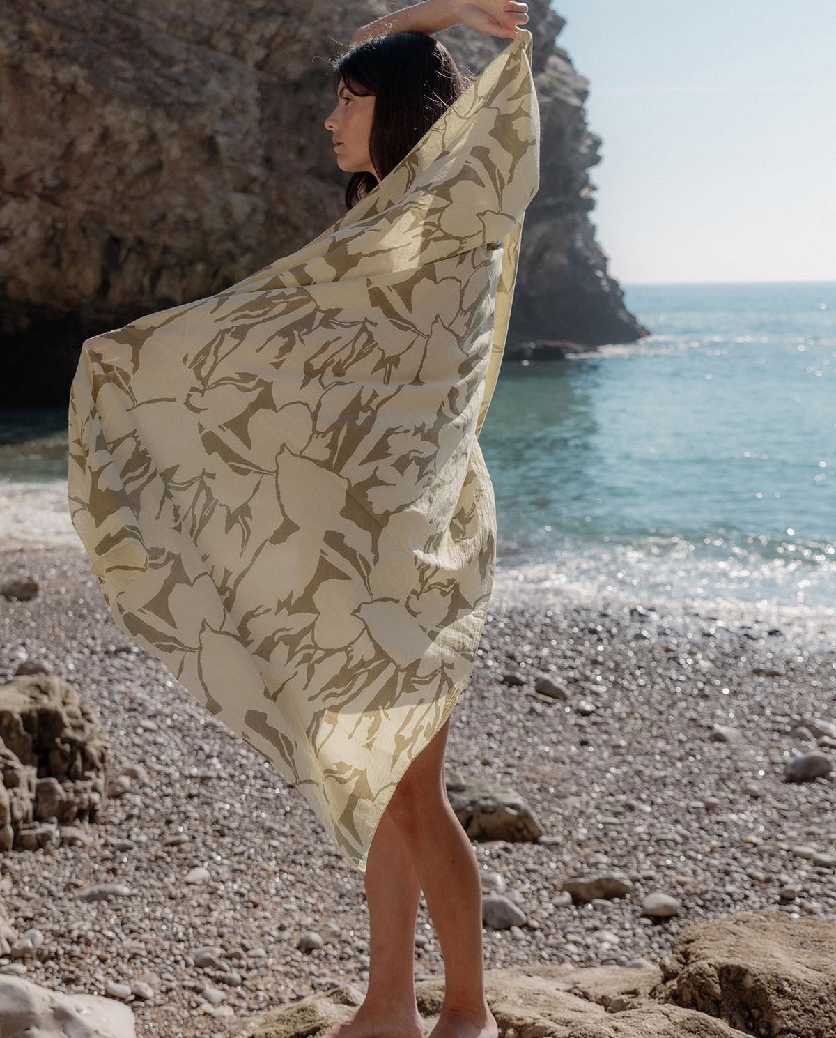 Fular estampado floral algodón|Yerse 4