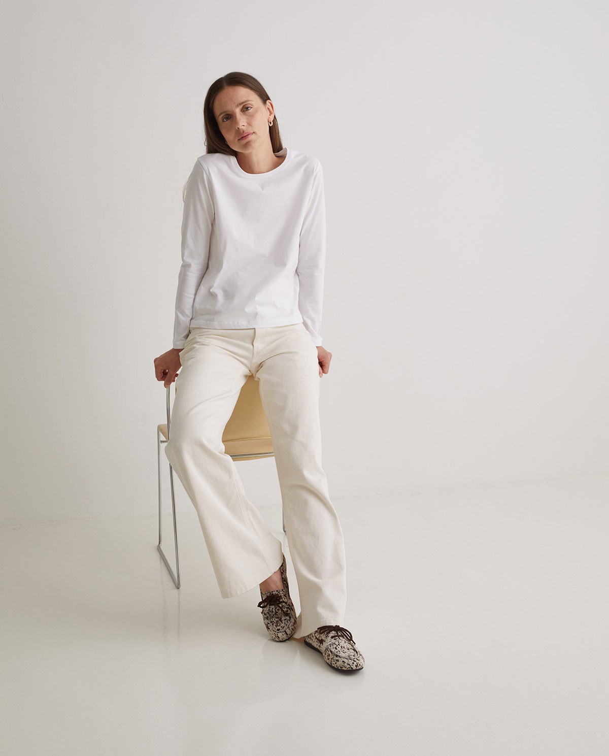 Wide leg jeans in raw organic cotton - 100% organic cotton jeans 6
