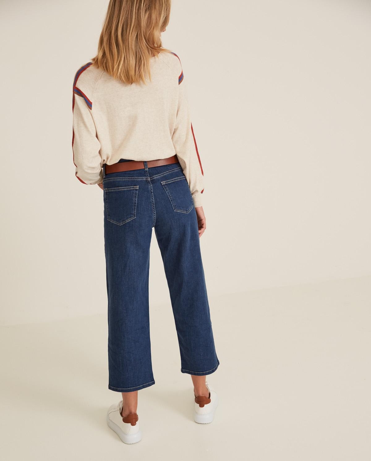 denim ankle pants