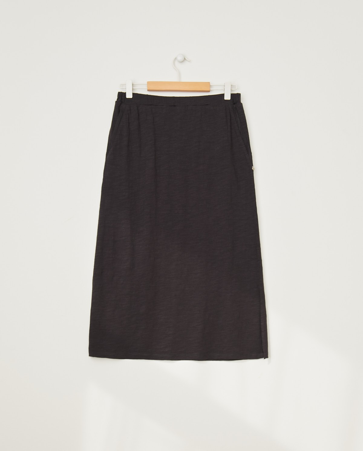 Black cotton skirt midi Outlet