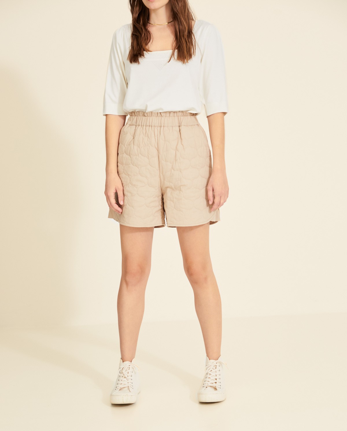 girlfriend collective black bike shorts