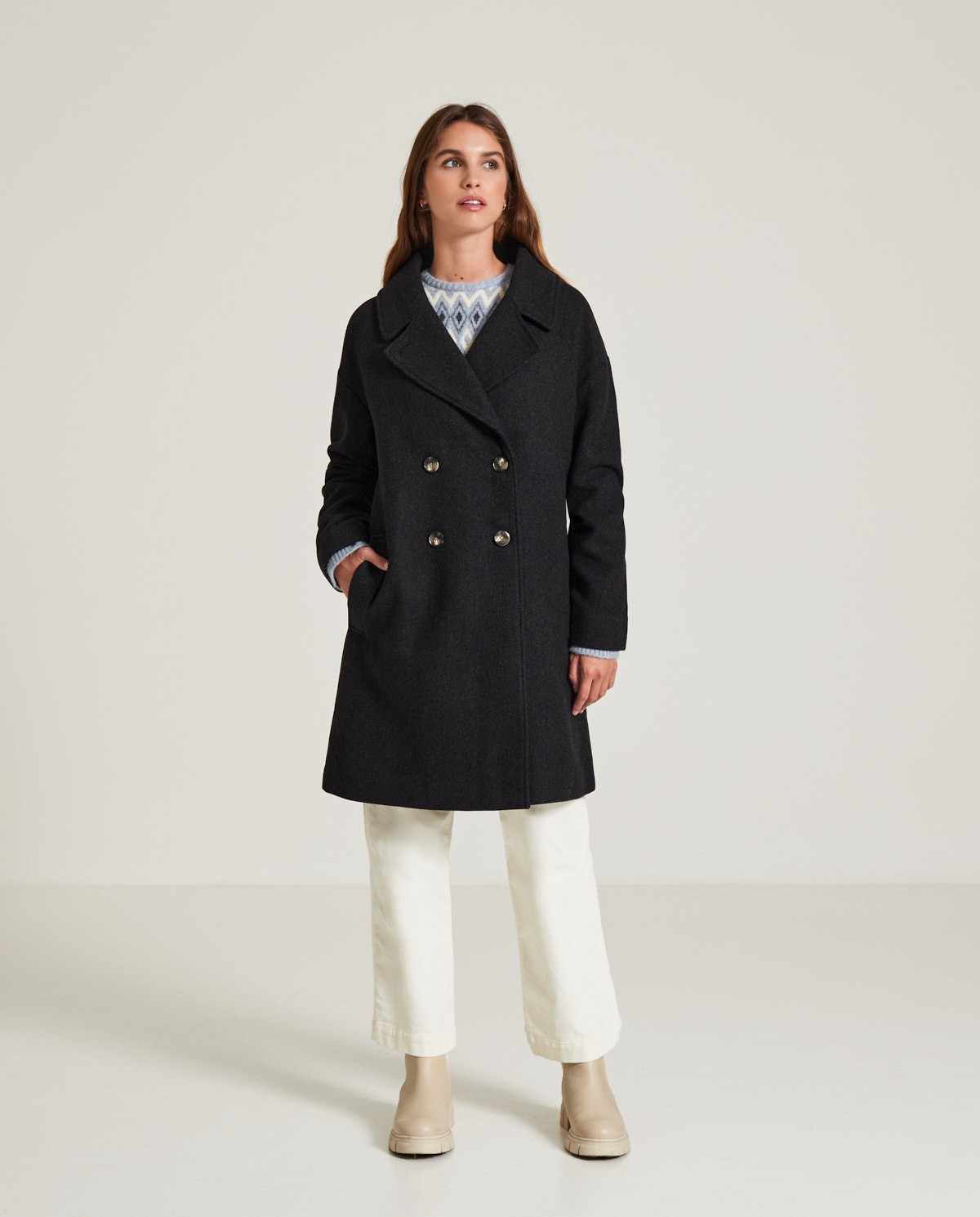 maxi peacoat