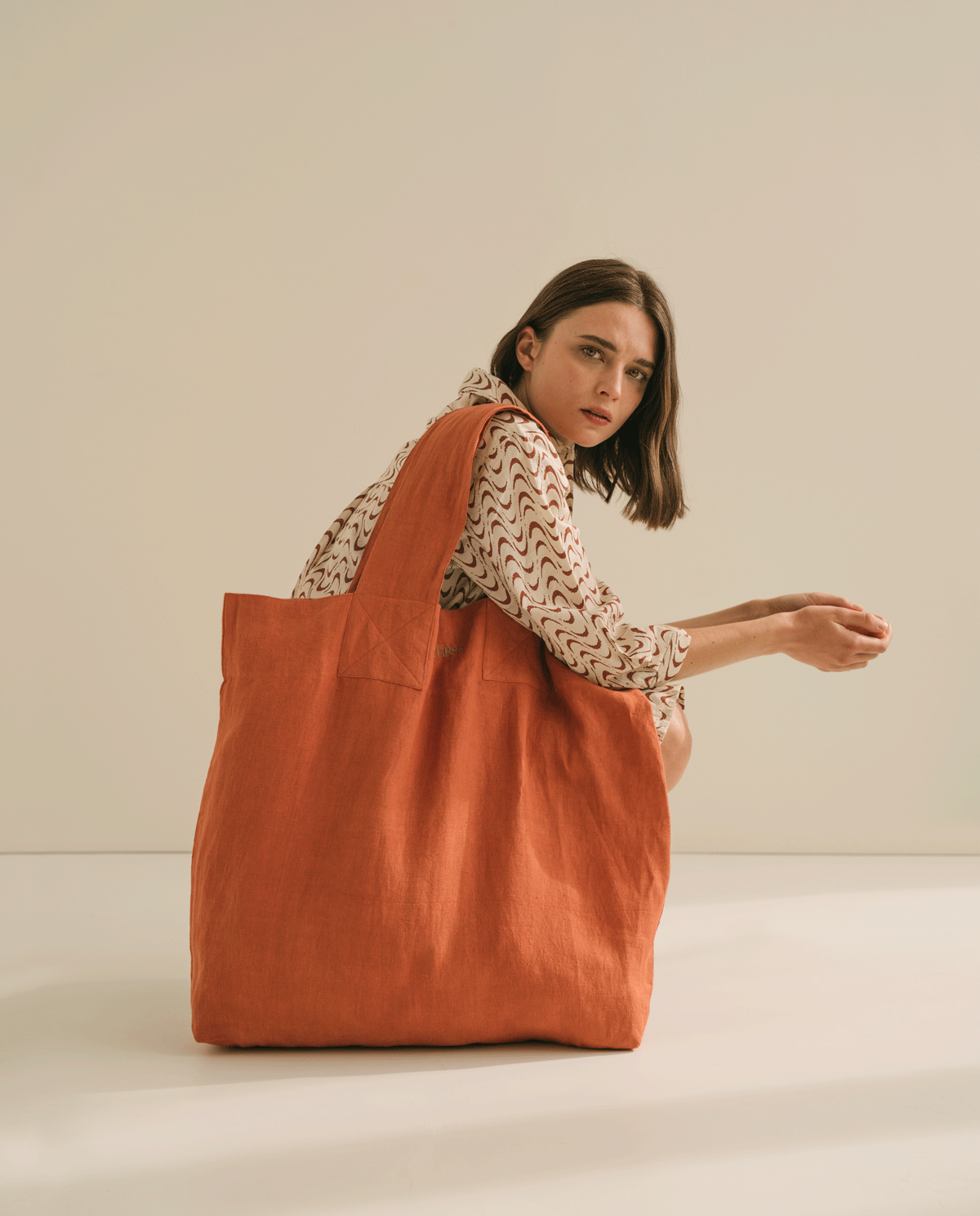 BOLSO LINO GRANDE Teja