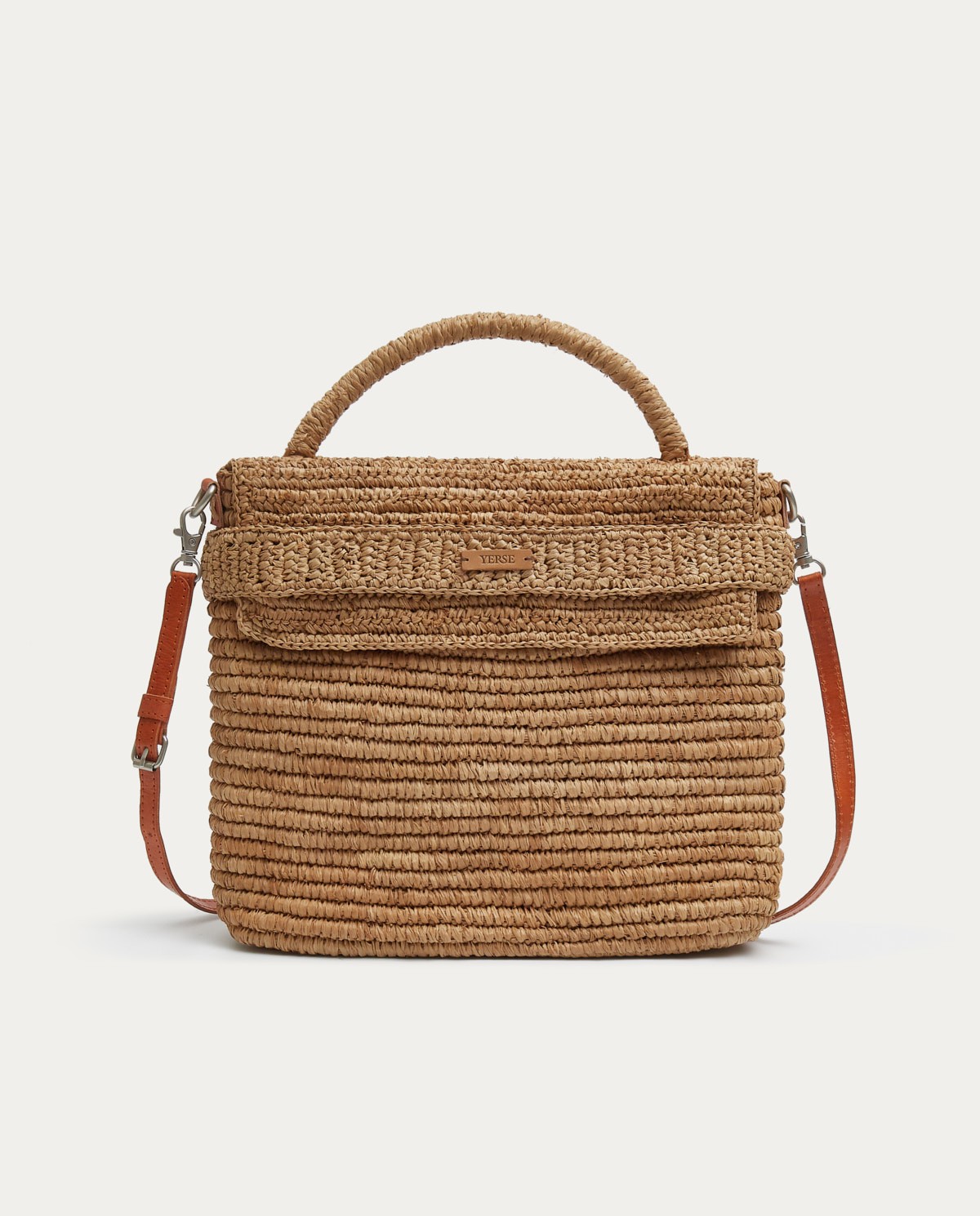 bolso de rafia bandolera