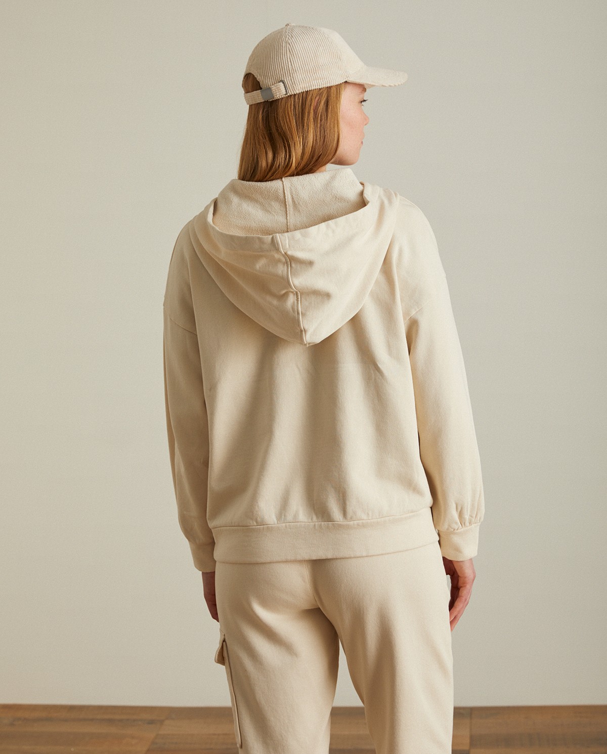 Sweat capuche on sale fermeture eclair