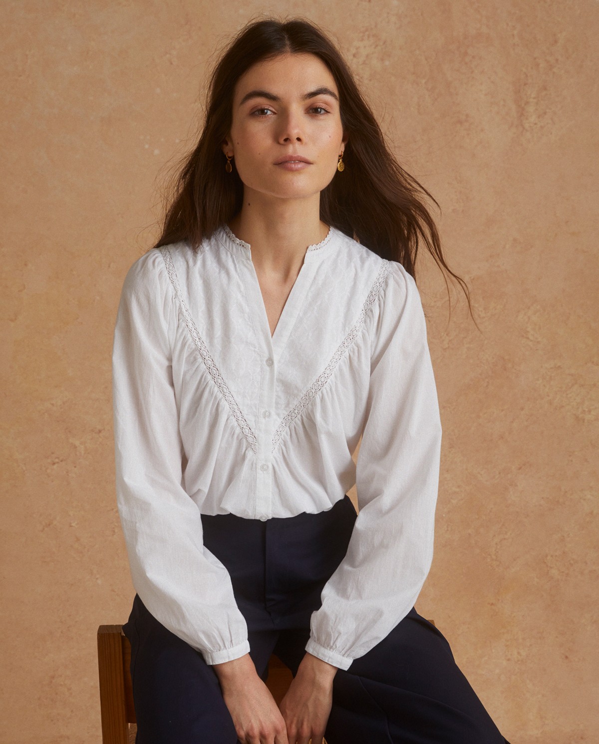 Chemise romantique top