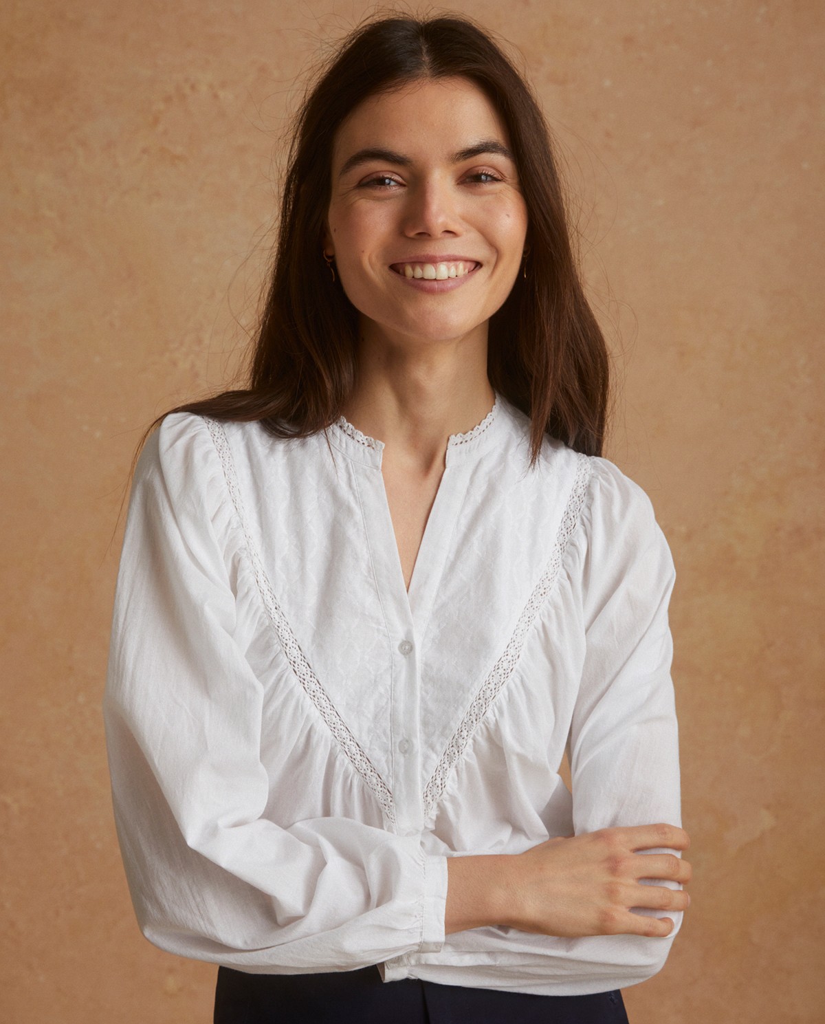 Chemise romantique top