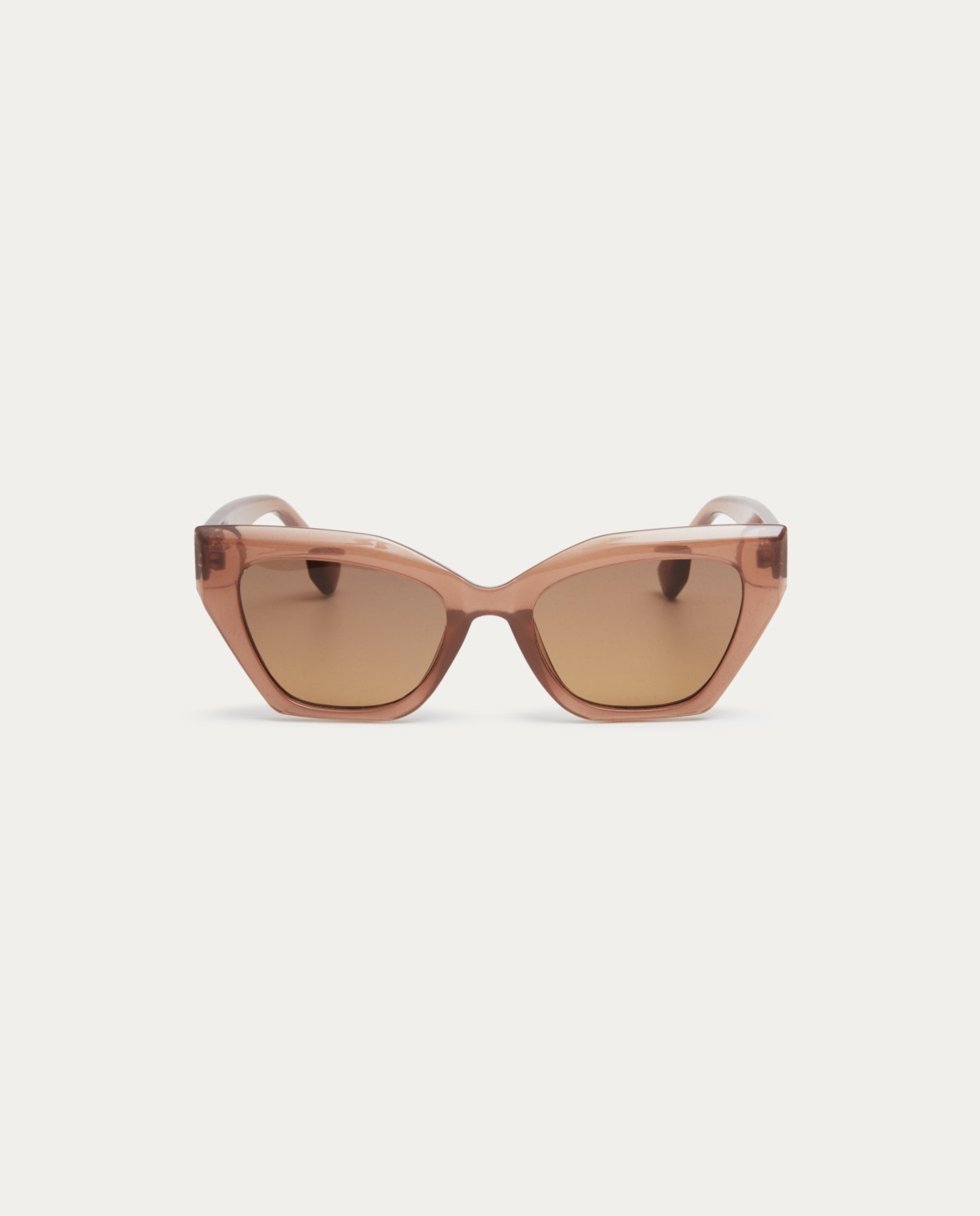 lunettes de soleil œil de chat marron 2