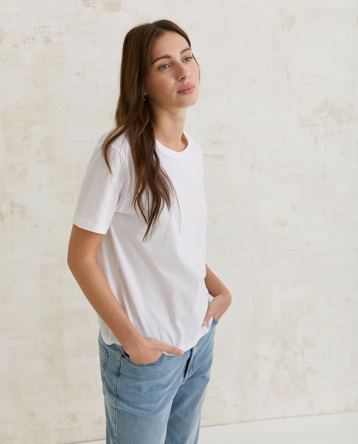 Camiseta algodón orgánico Blanco 1