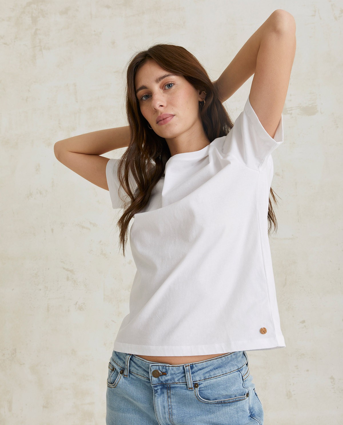 Camiseta algodón orgánico Blanco 3