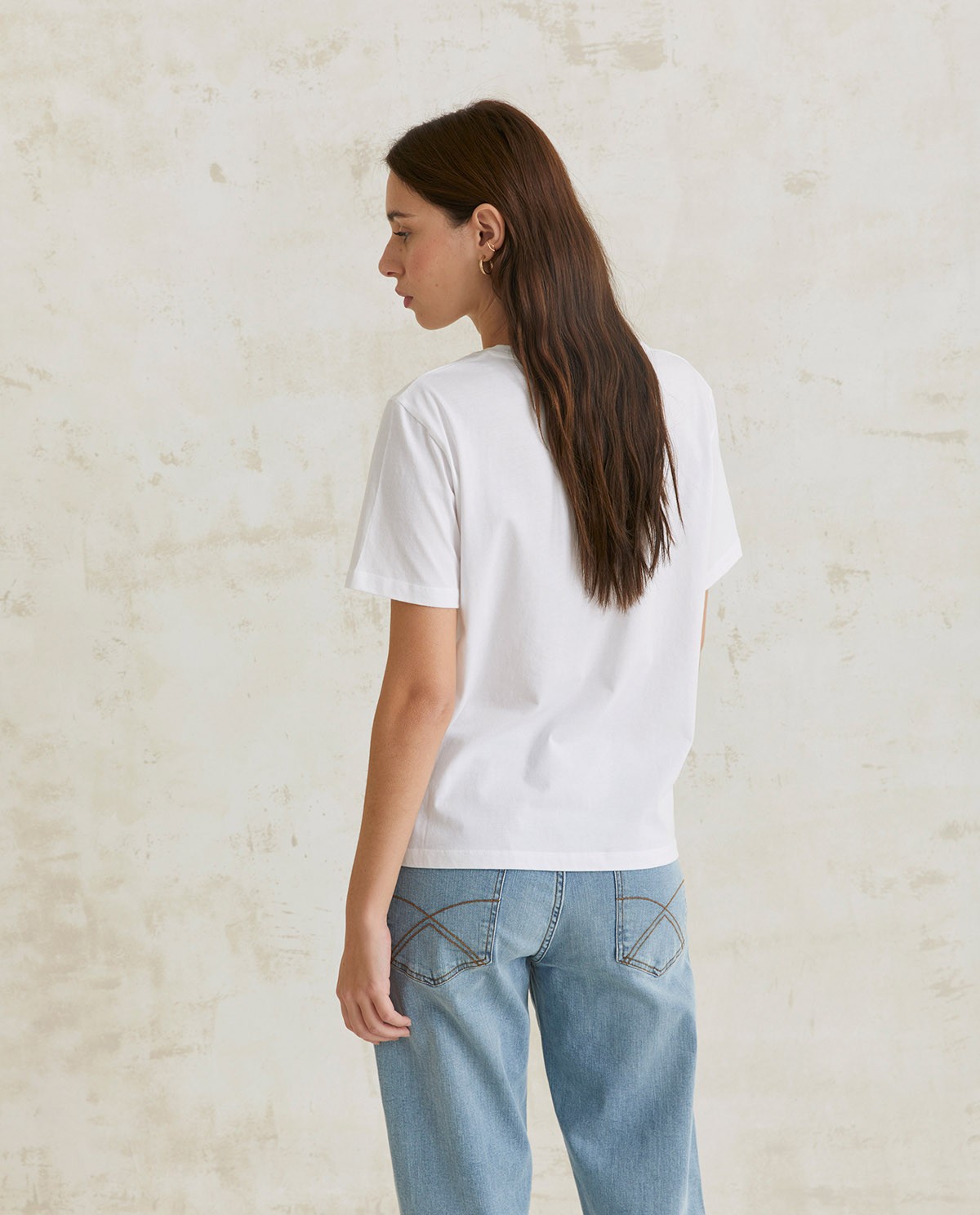 Camiseta algodón orgánico Blanco 2