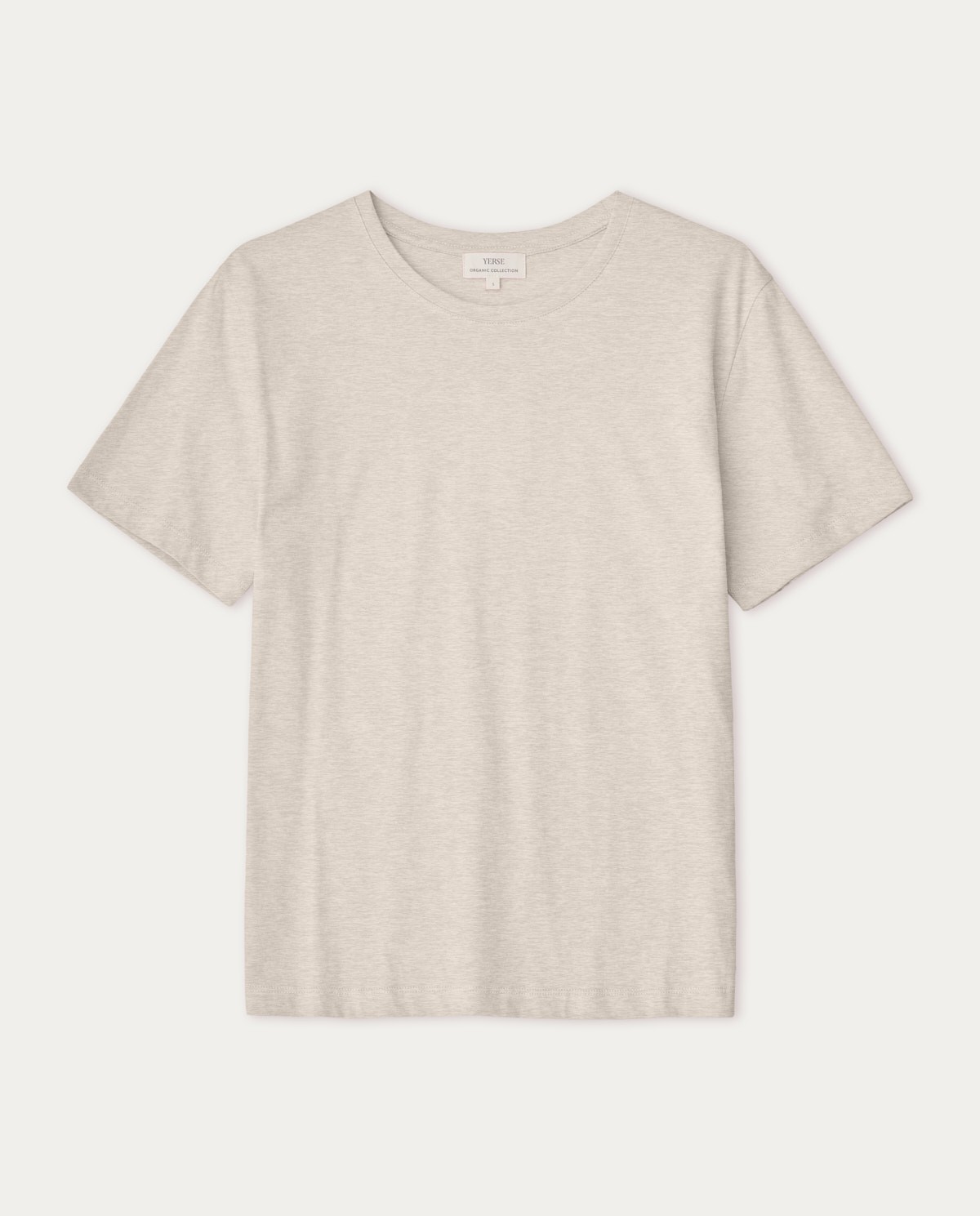 Organic-cotton t-shirt Ecru 3