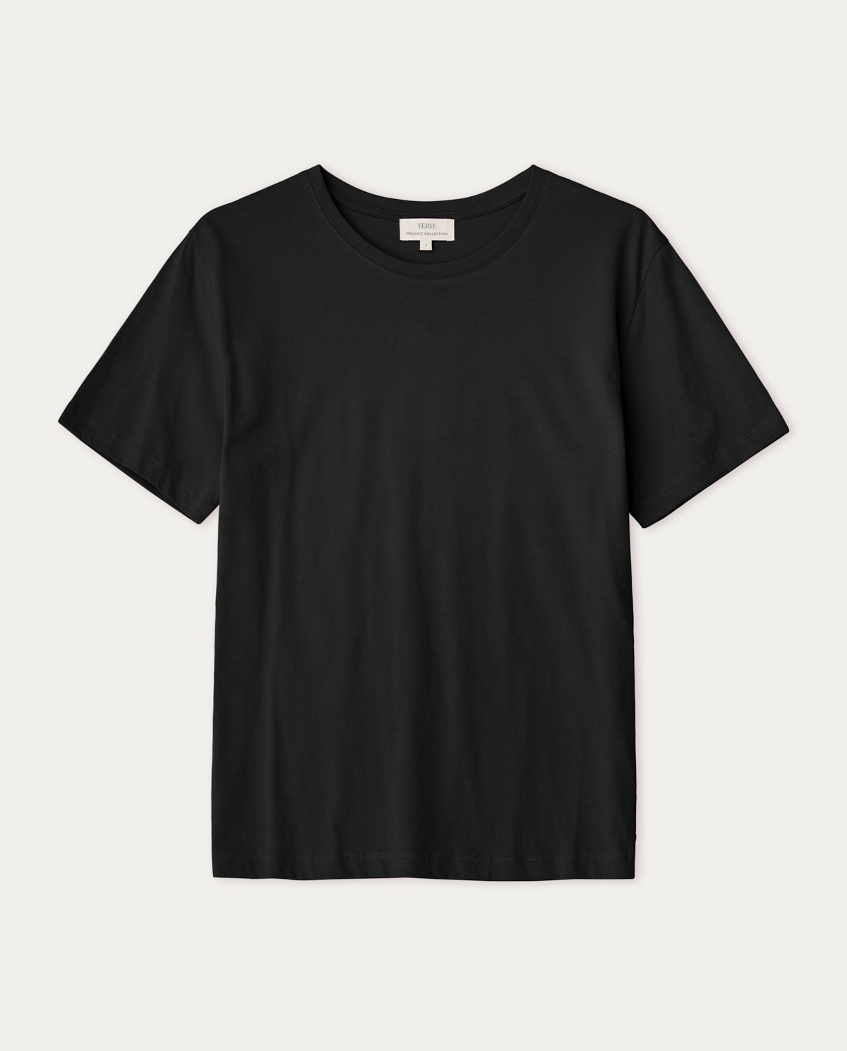 Organic-cotton t-shirt Black