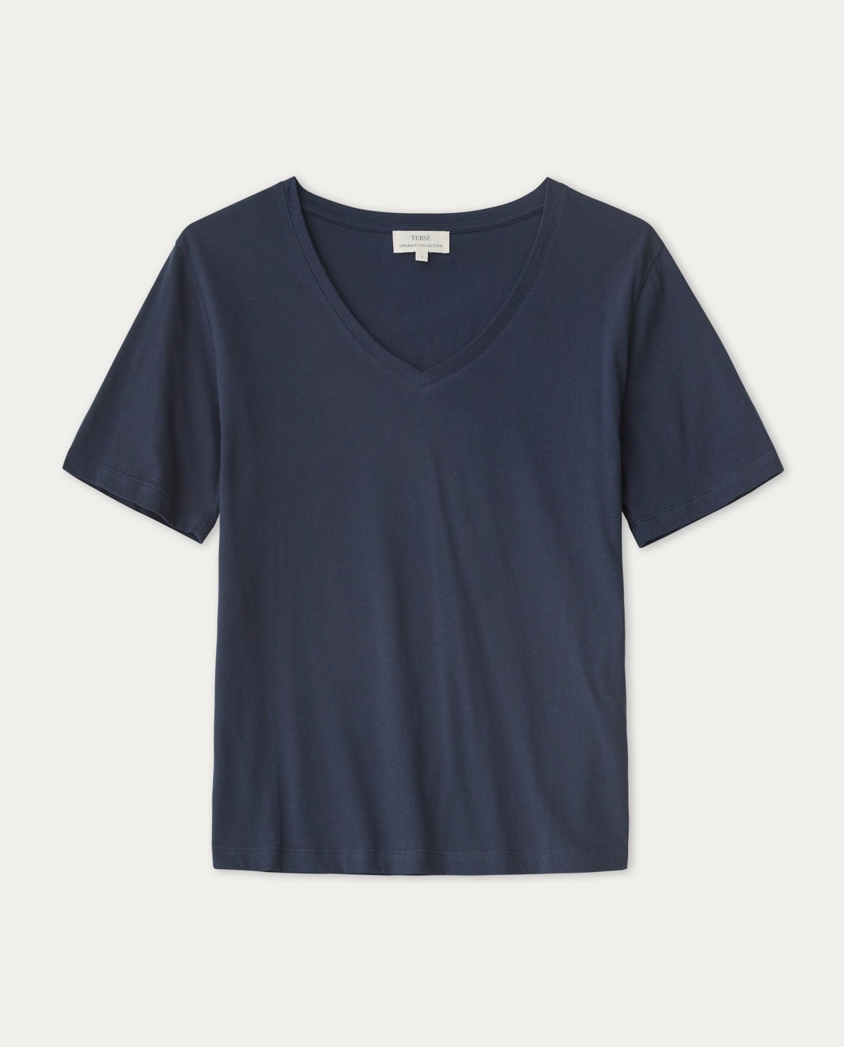 Organic-cotton t-shirt Navy 4