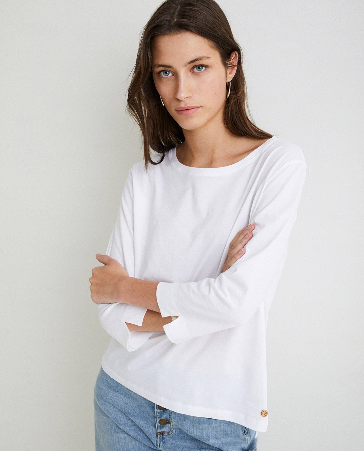 Organic-cotton t-shirt White 1