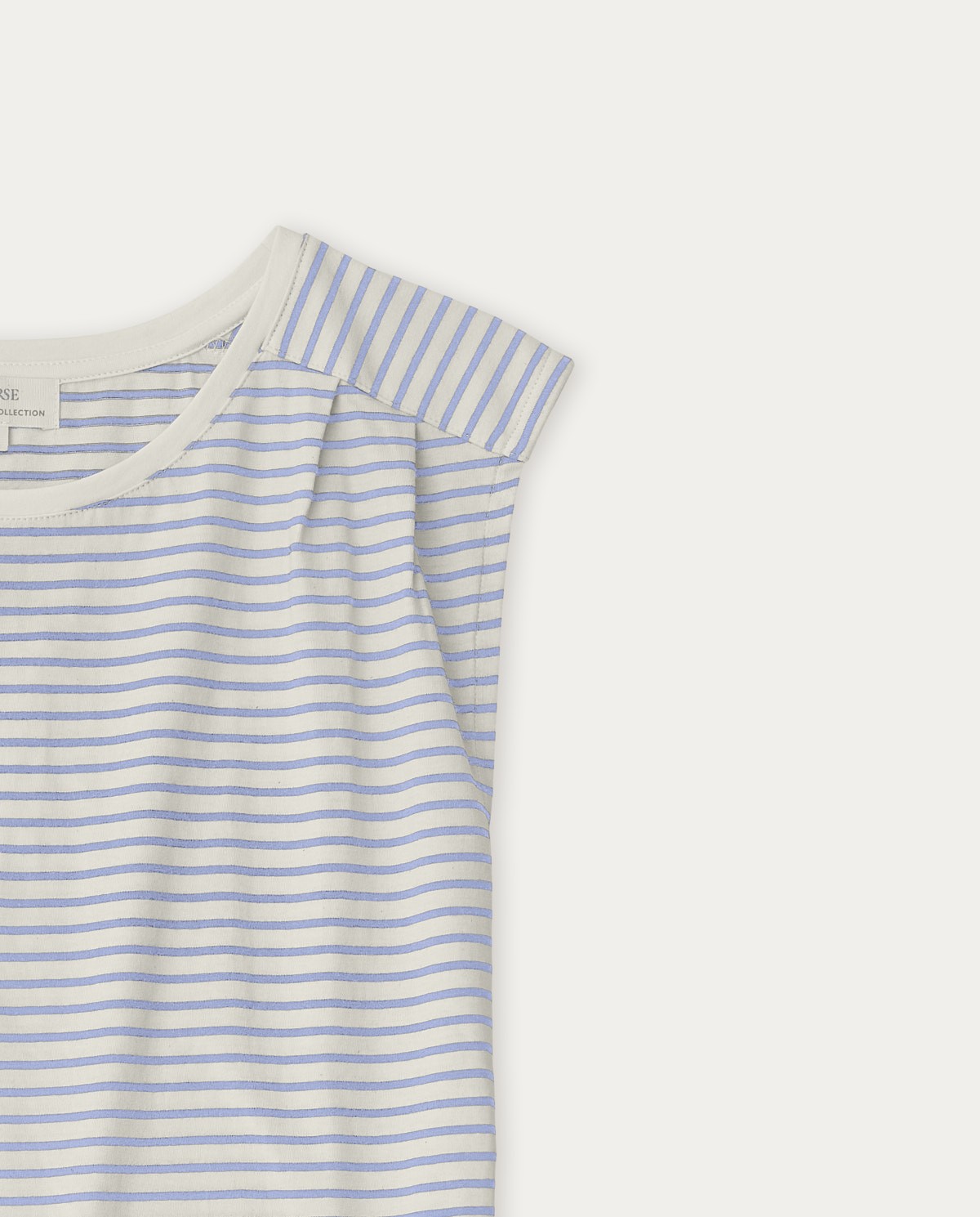 T-shirt coton bio Blue stripes 4