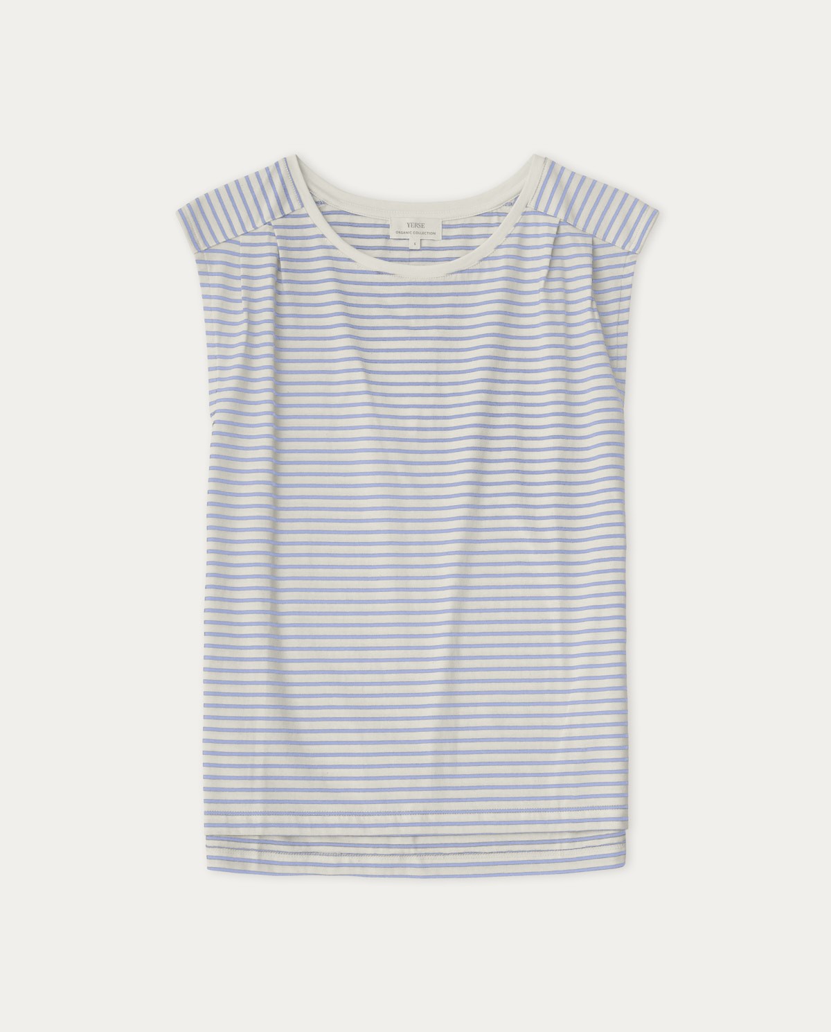 T-shirt coton bio Blue stripes 3