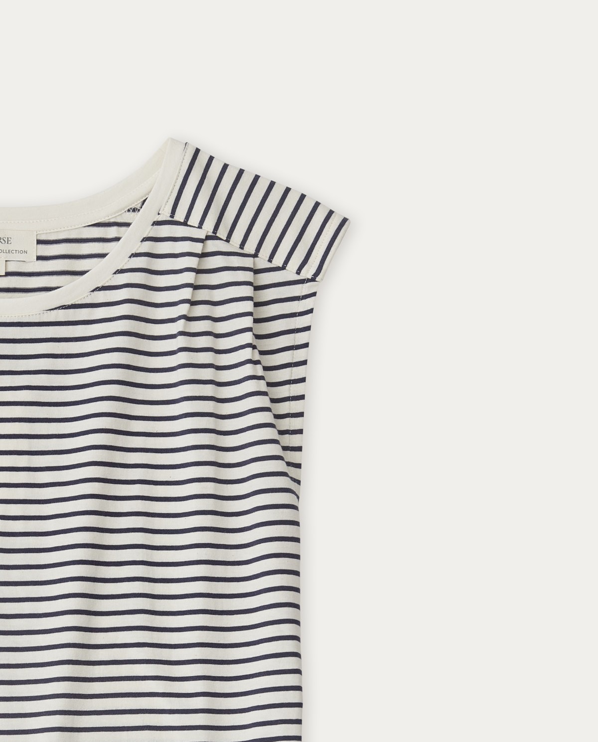 T-shirt coton bio Navy stripes 4