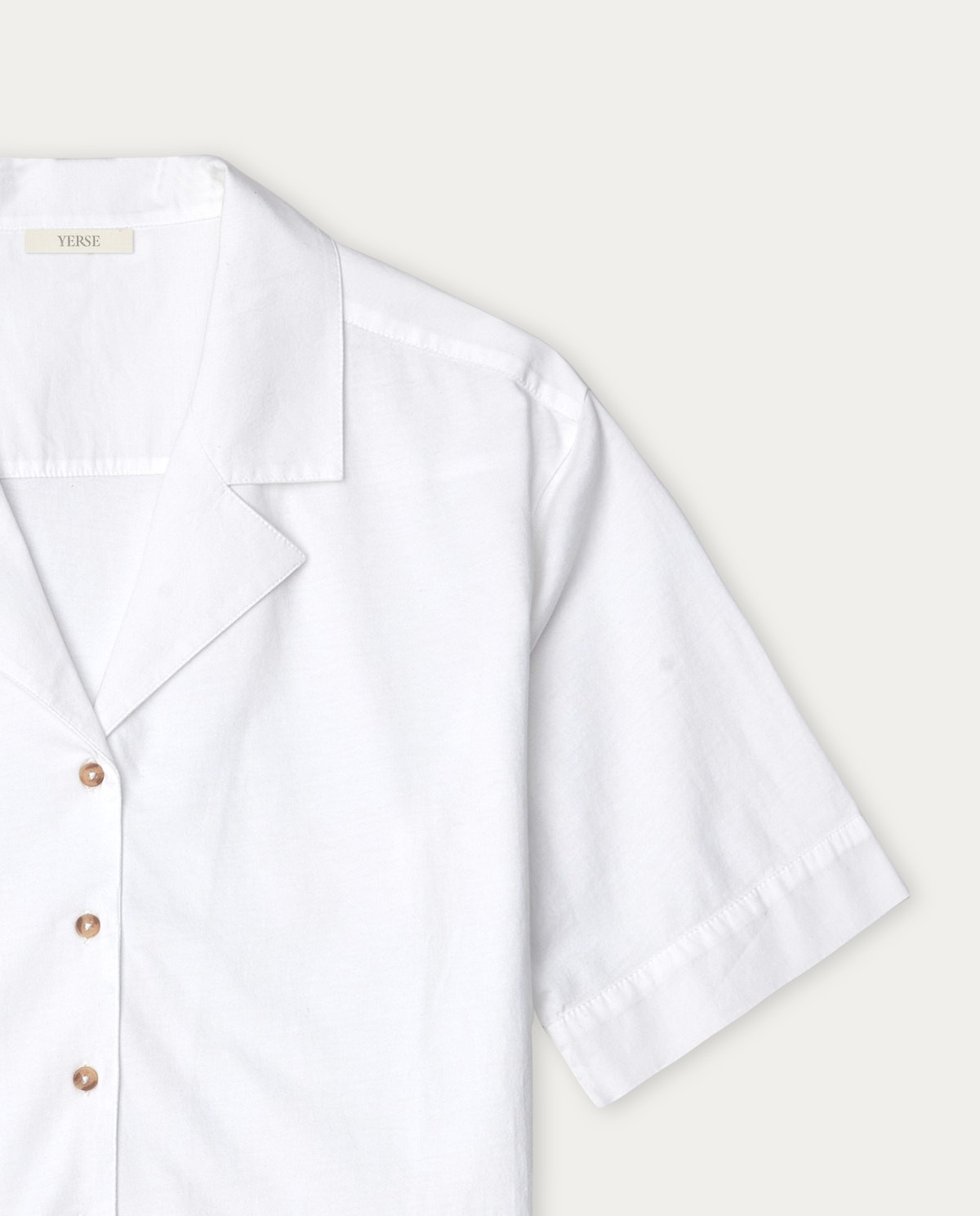 Camisa 100 % cotó Blanc 6
