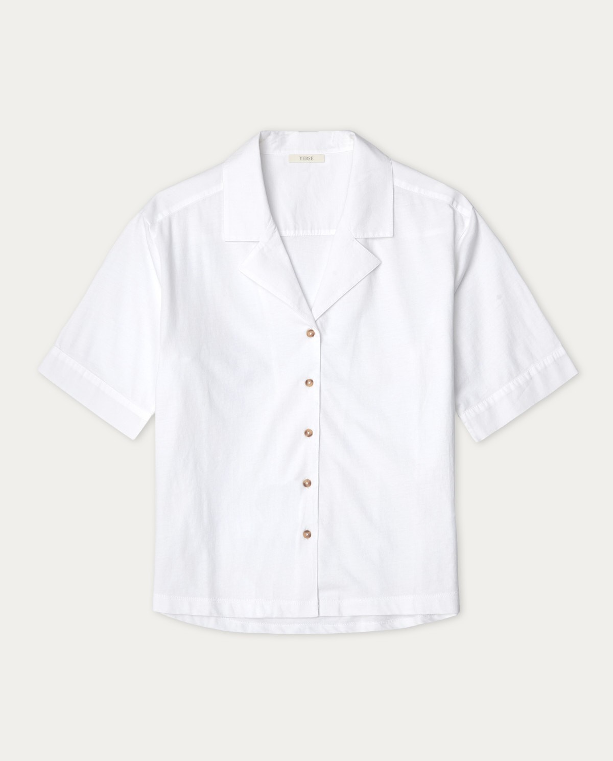 Camisa 100 % cotó Blanc 5