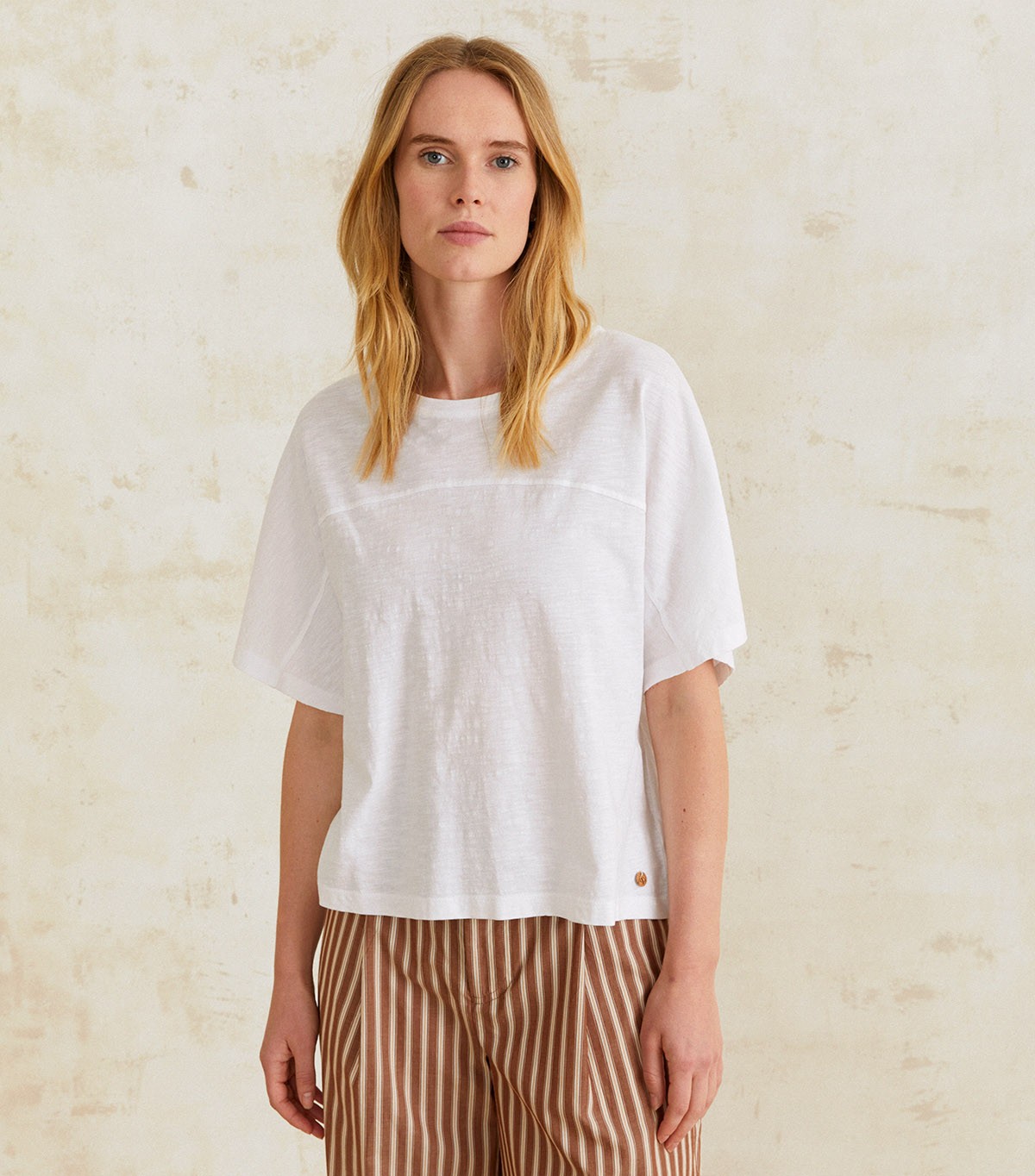 Oversize organic-cotton t-shirt White 2