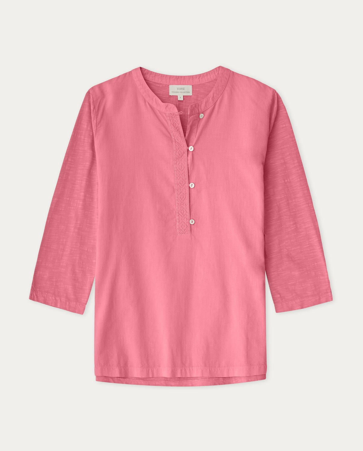 Organic-cotton t-shirt Pink 4