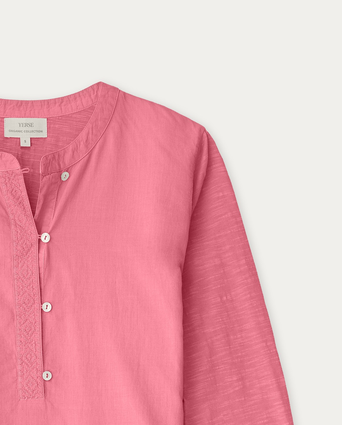 Organic-cotton t-shirt Pink 3