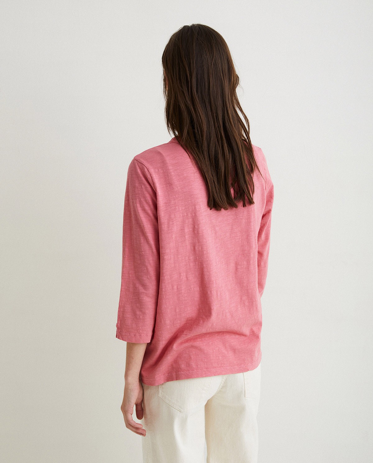 Camiseta algodón orgánico Rosa 2
