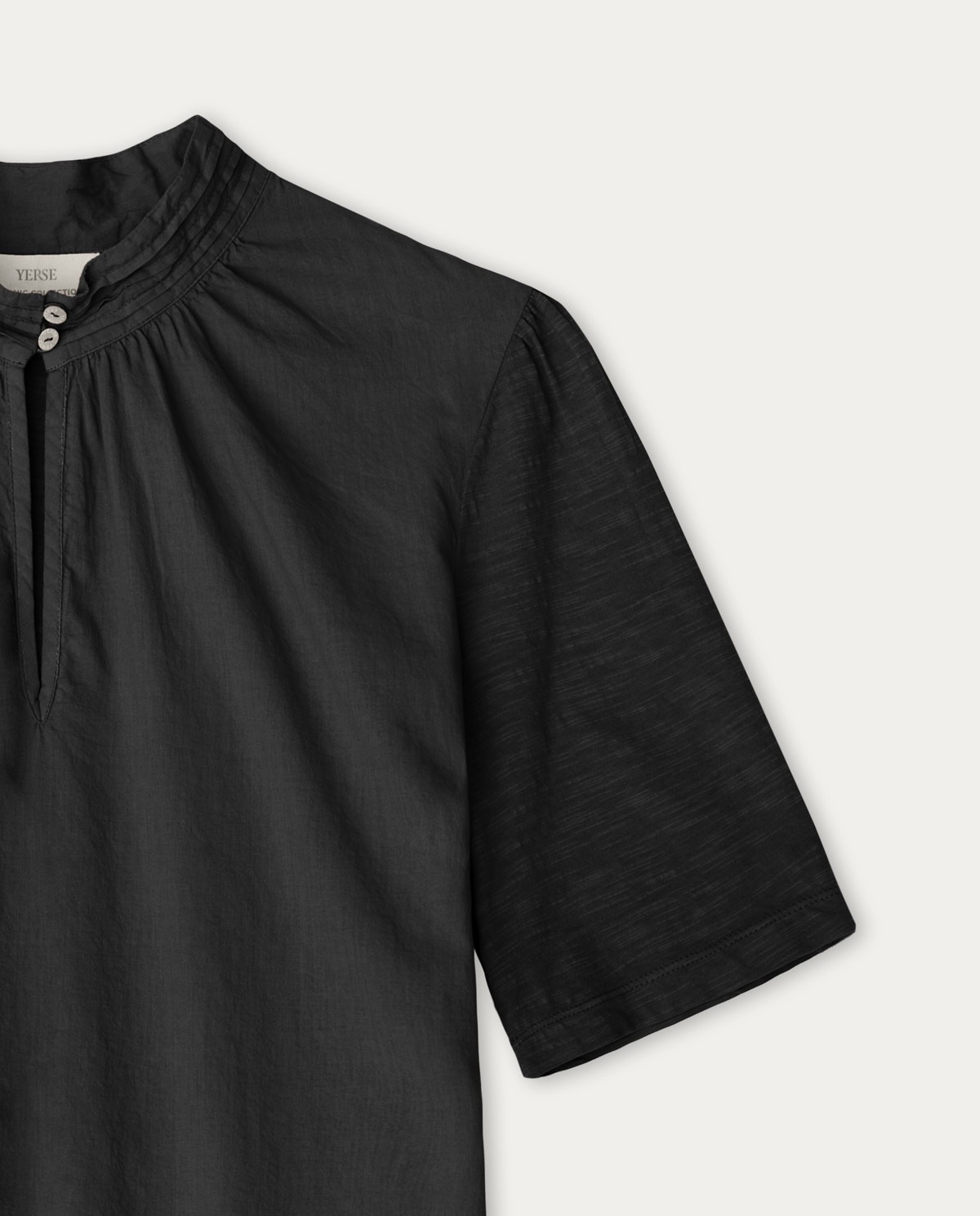 Organic-cotton blouse Navy 4
