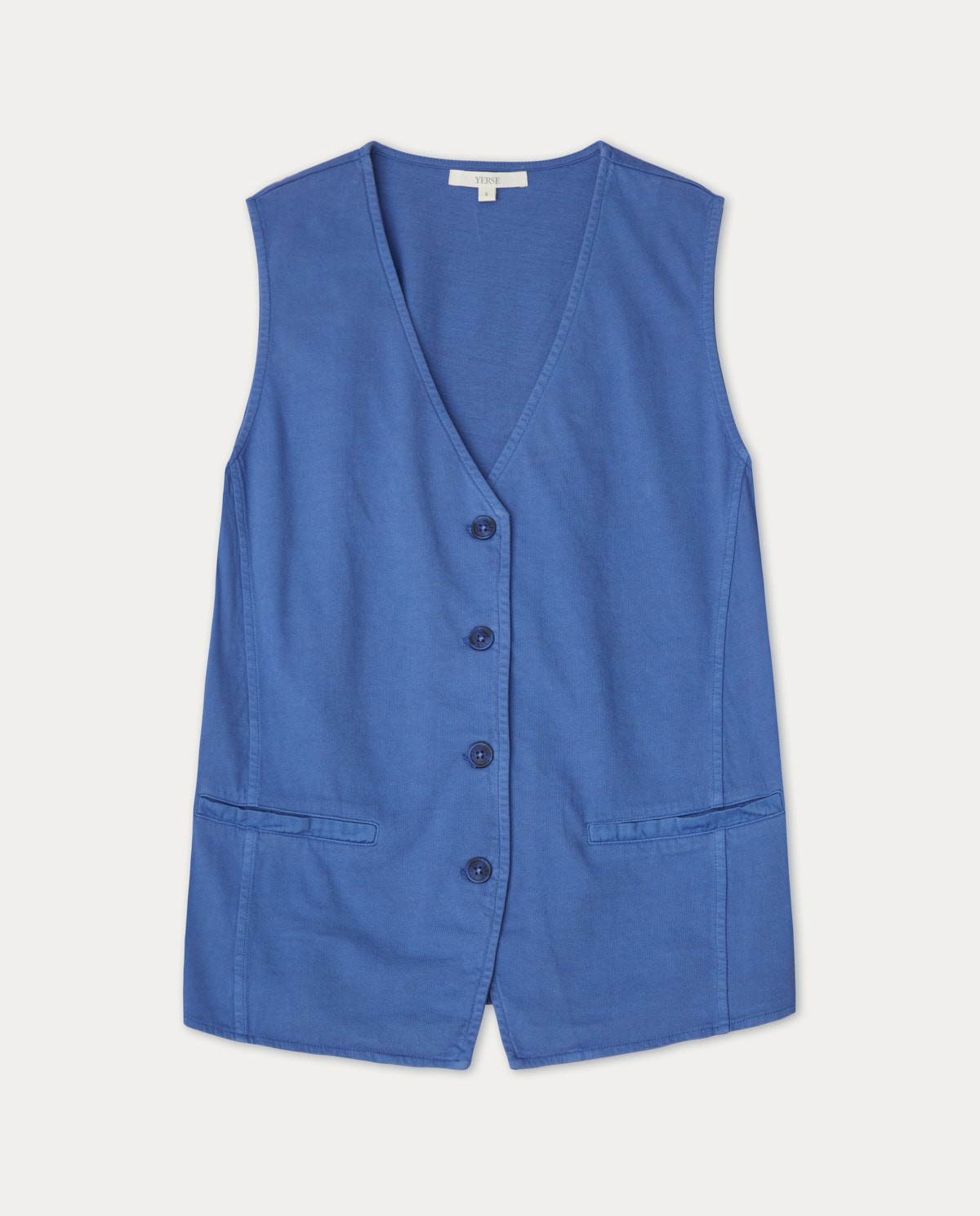 100% cotton vest Blue 6
