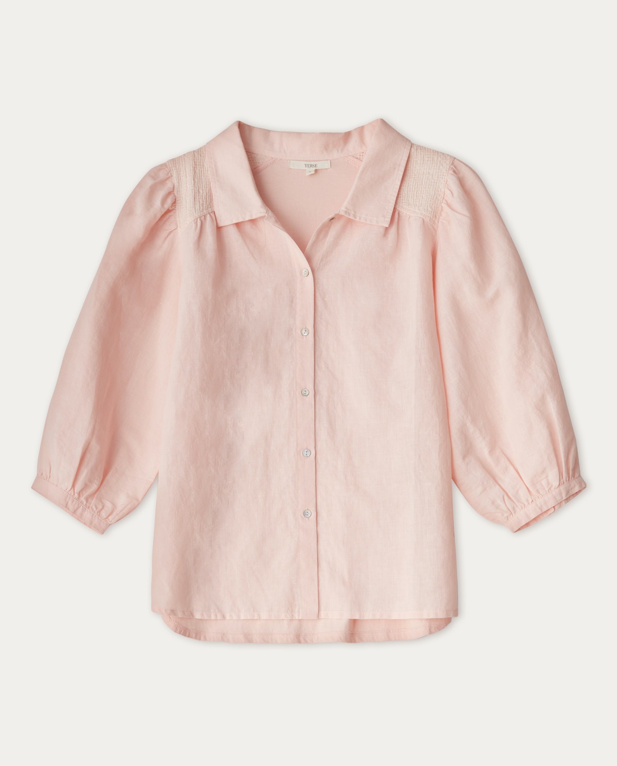 Romantic cotton blouse Pink 5