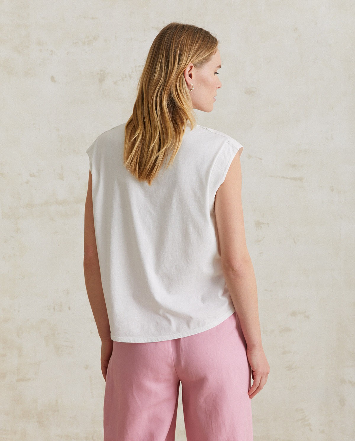 Cotton-linen blouse Ecru 2